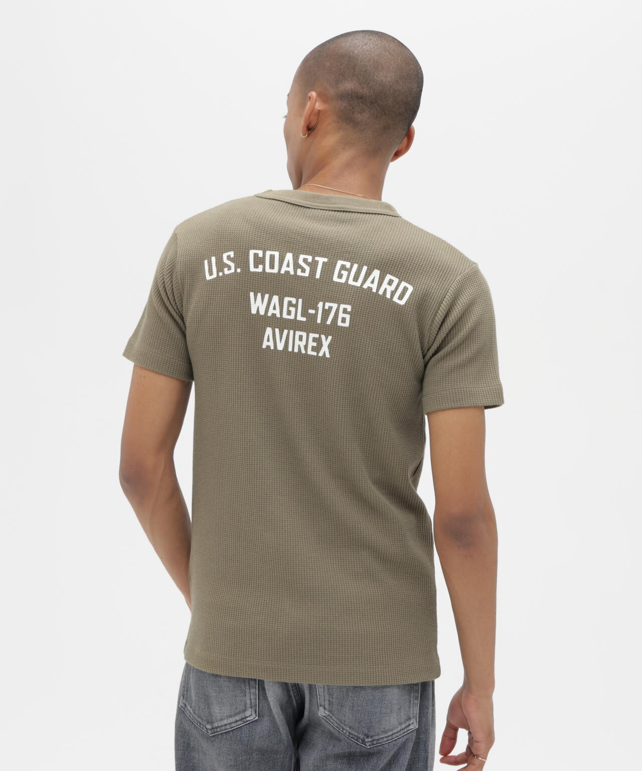 MINI WAFFLE T-SHIRT ”U.S.COAST GUARD”