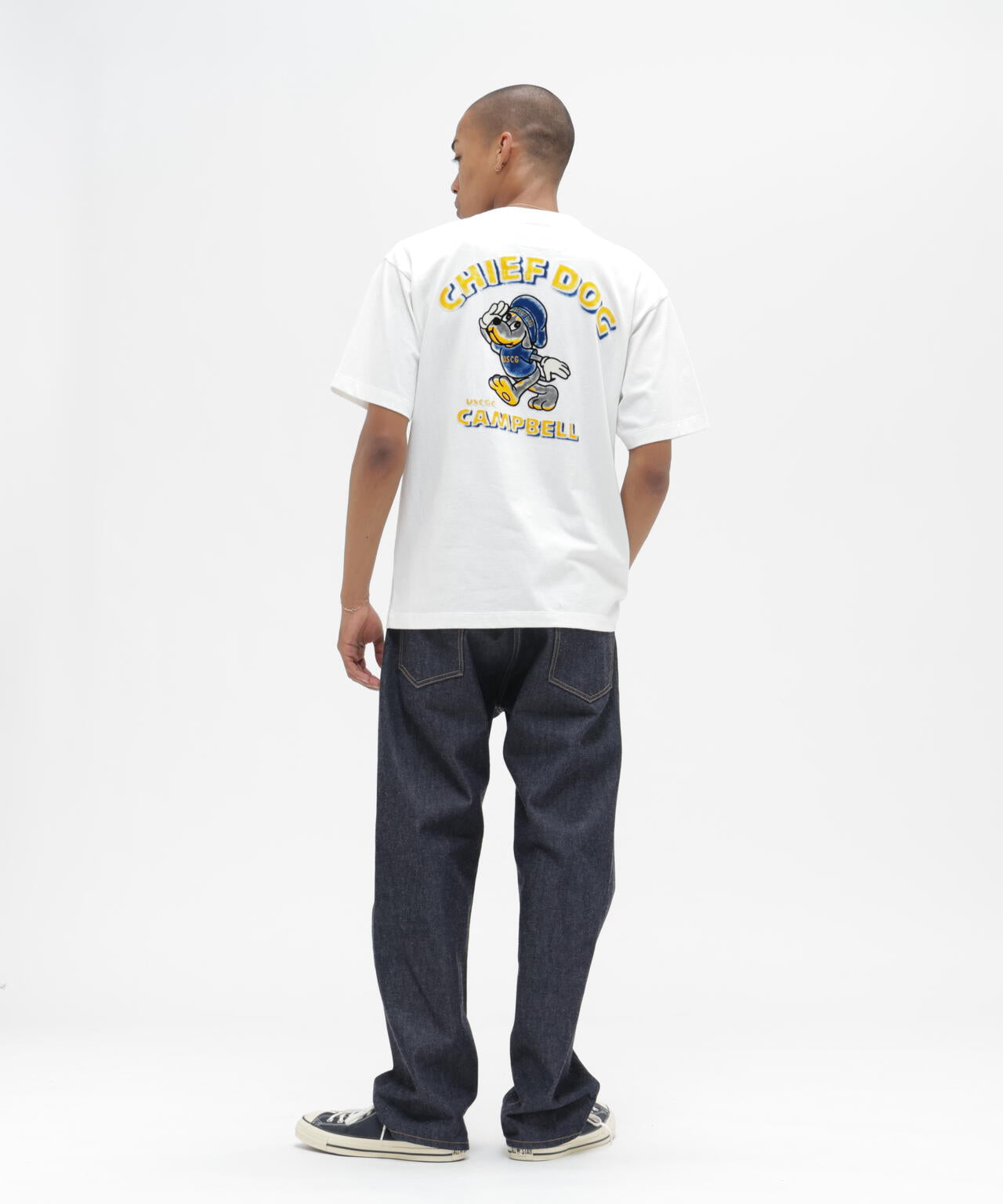 CHIEF DOG FLOCK PRINT T-SHIRT