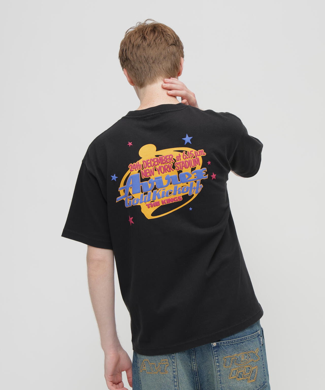 GOLD KICKOFF PUFF PRINT T-SHIRT