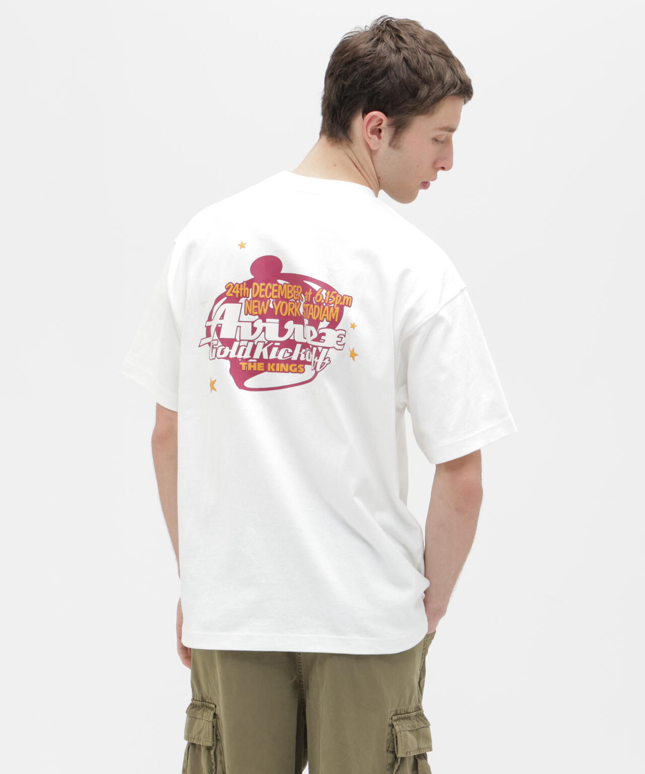 GOLD KICKOFF PUFF PRINT T-SHIRT