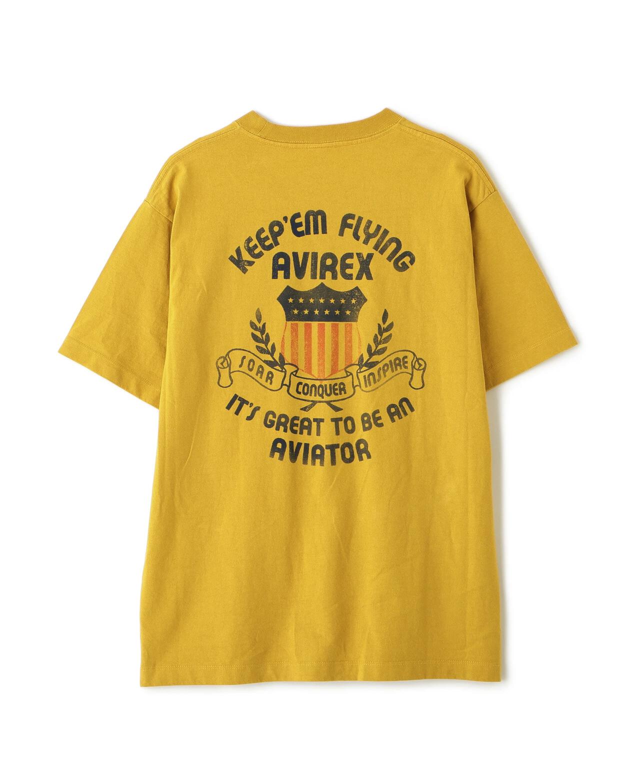 PRINT T-SHIRT ”KEEP EM FLYING”