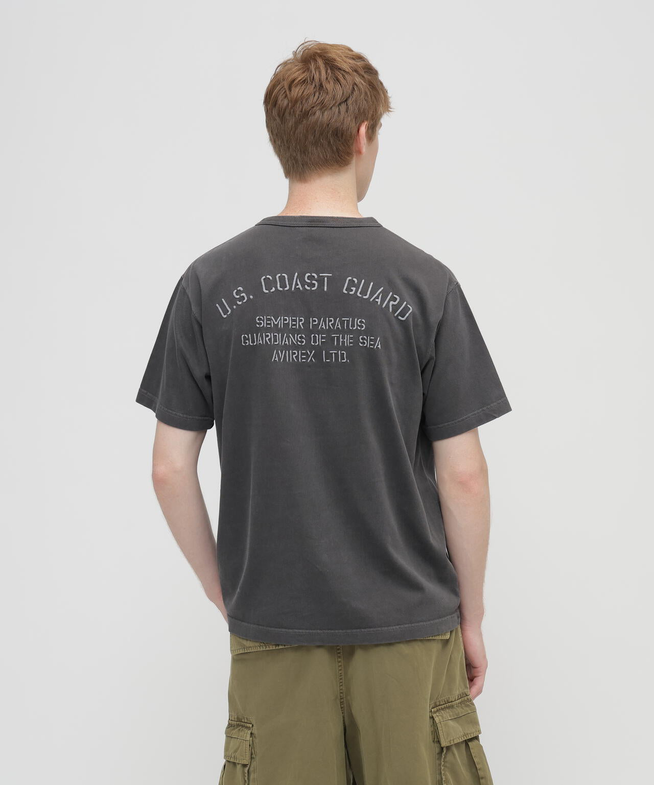 FADED MIL. HENRY NECK T-SHIRT