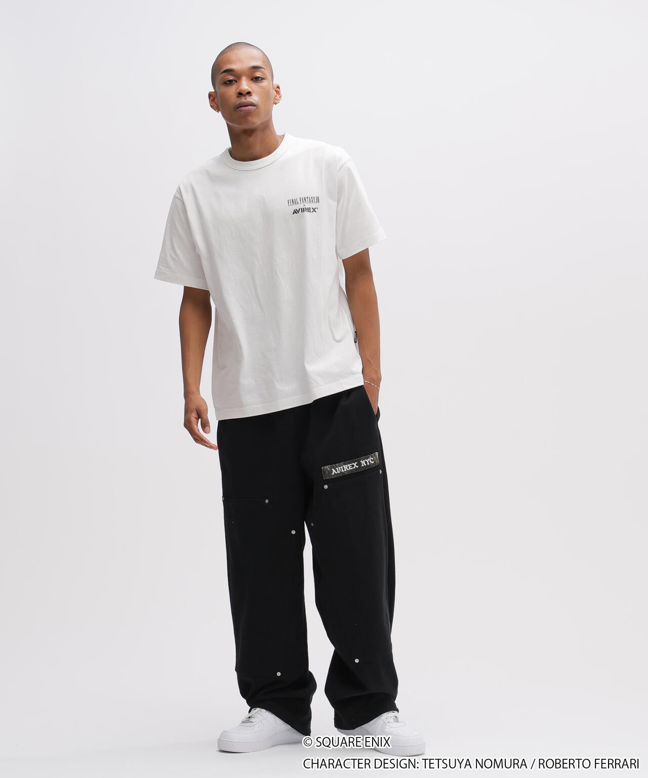 《AVIREX × FINAL FANTASY VII REMAKE》PINUP T-SHIRT ”TIFA & AERITH”