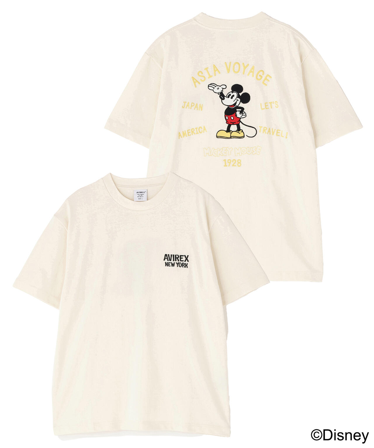 《Disney Collection》EMBROIDERY T-SHIRT