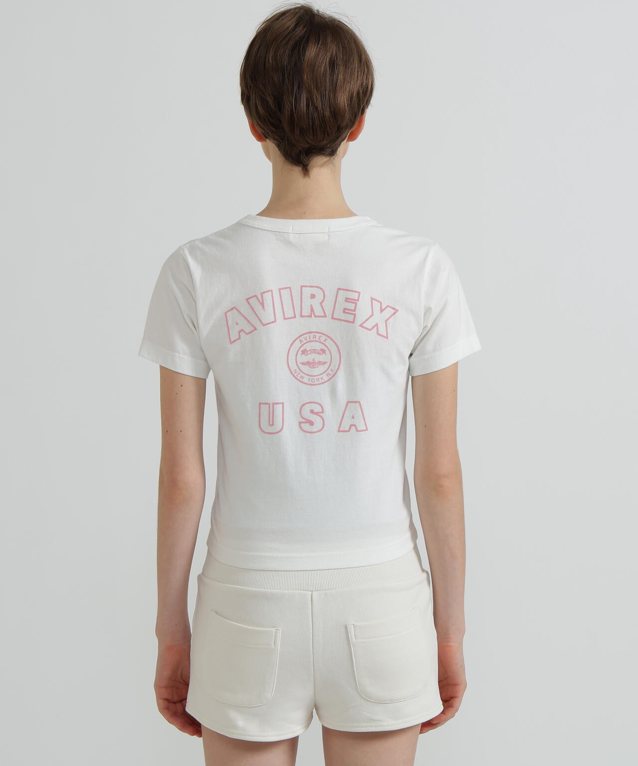 《WOMAN》VARSITY LOGO MINI T-SHIRT