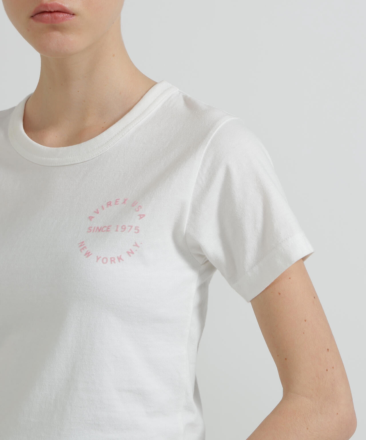 《WOMAN》VARSITY LOGO MINI T-SHIRT