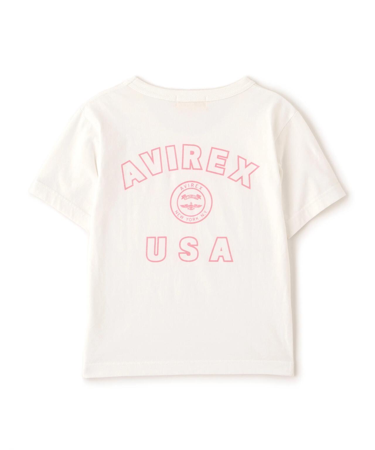 《WOMAN》VARSITY LOGO MINI T-SHIRT