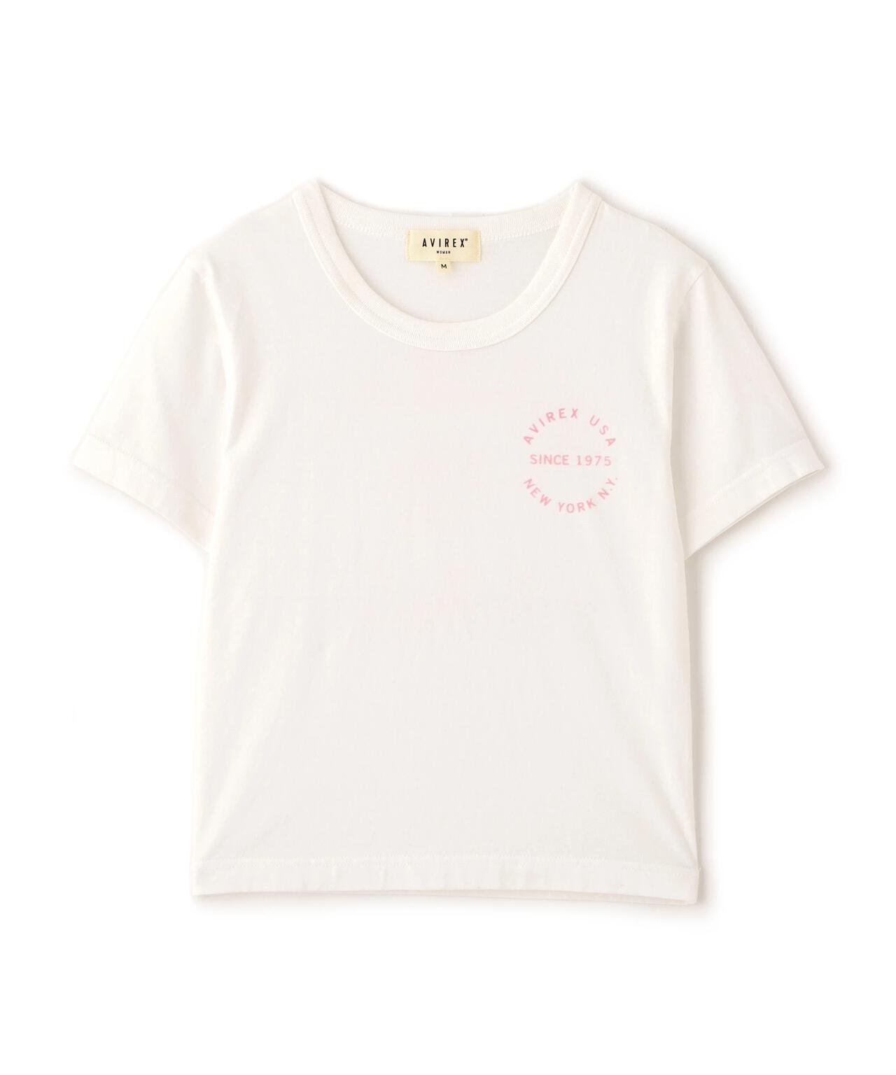 《WOMAN》VARSITY LOGO MINI T-SHIRT
