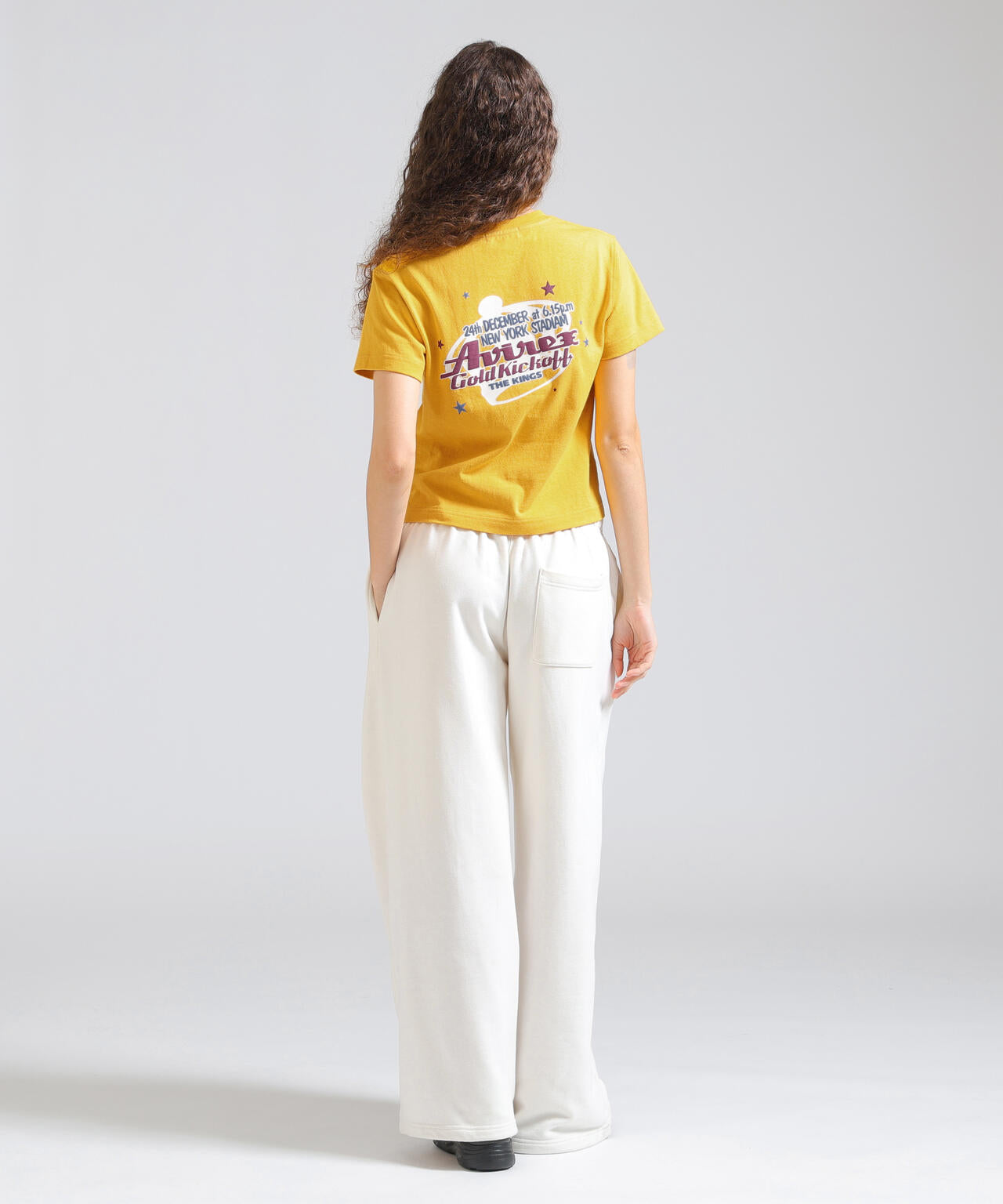 GOLD KICKOFF PUFF PRINT T-SHIRT