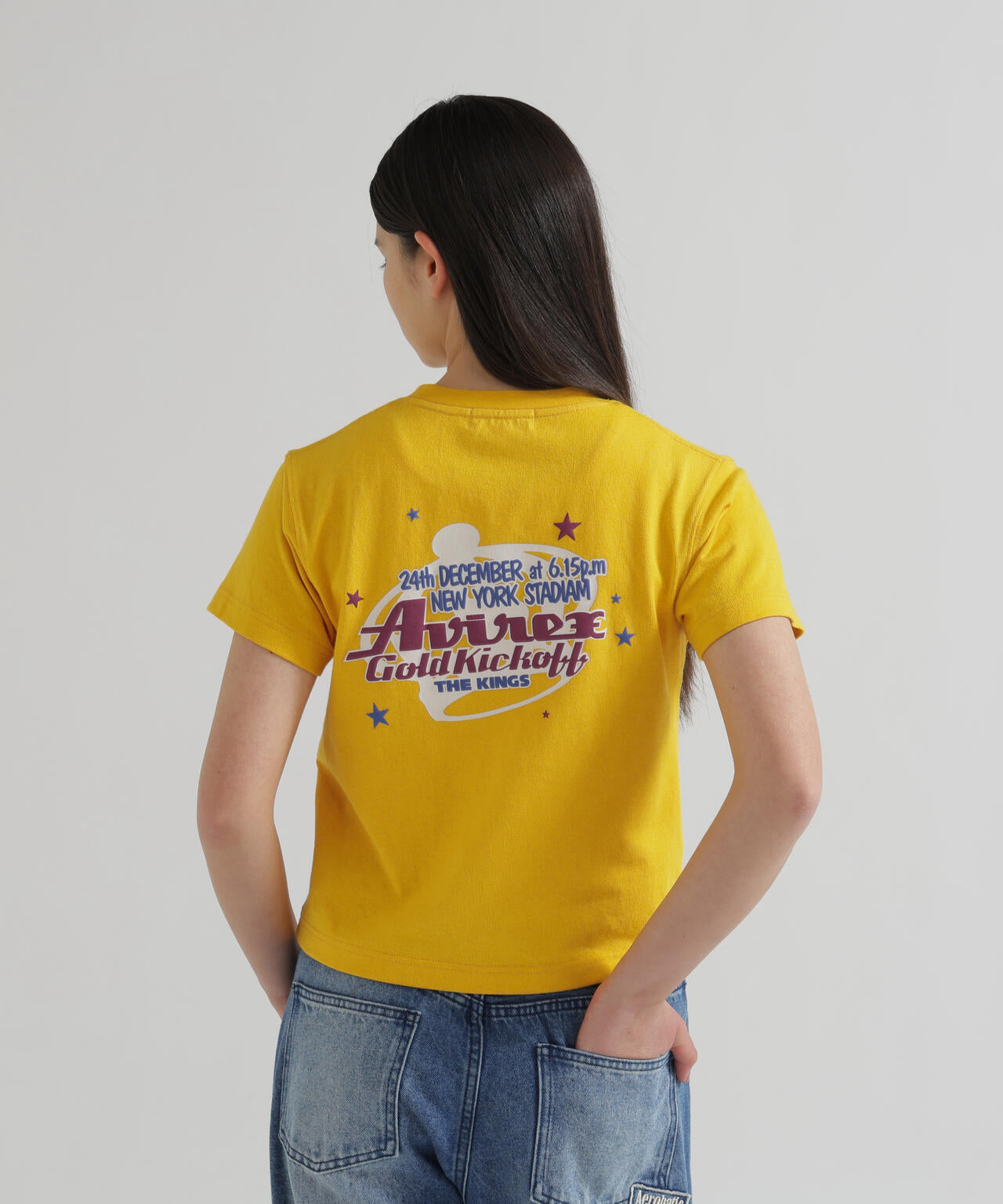 GOLD KICKOFF PUFF PRINT T-SHIRT