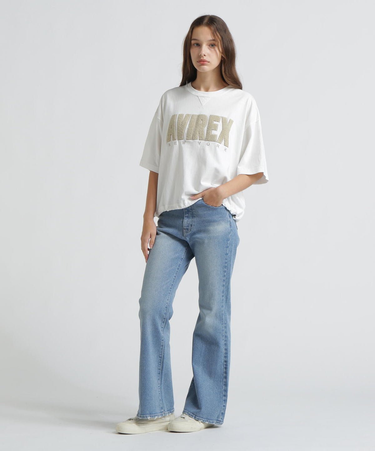 《直営店限定》FADE WASH SAGARA LOGO T-SHIRT