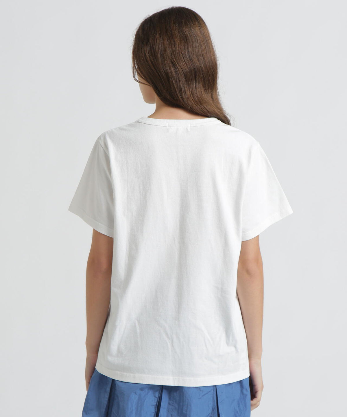 《WOMAN/直営店限定》FADE WASH T‐SHIRT WITH STAR EMBROIDERY