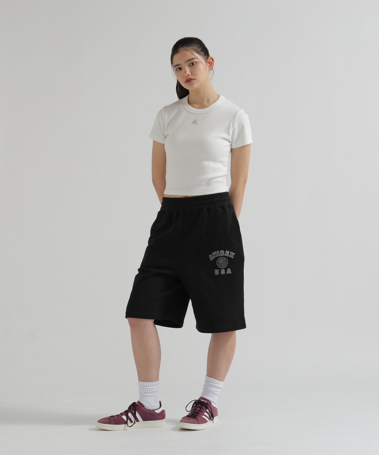 《直営店限定》S/S AC RIB T-SHIRT