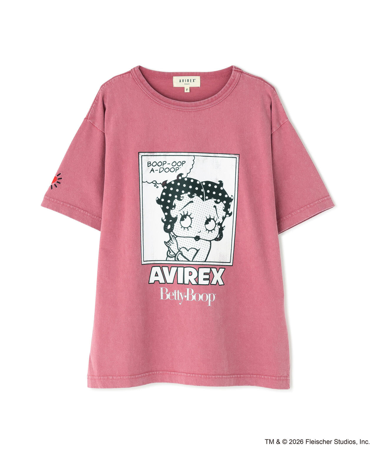 《AVIREX × Betty Boop》FADE WASH S/S T-SHIRT