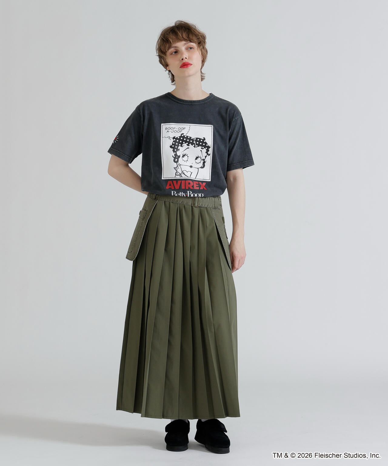 《AVIREX × Betty Boop》FADE WASH S/S T-SHIRT