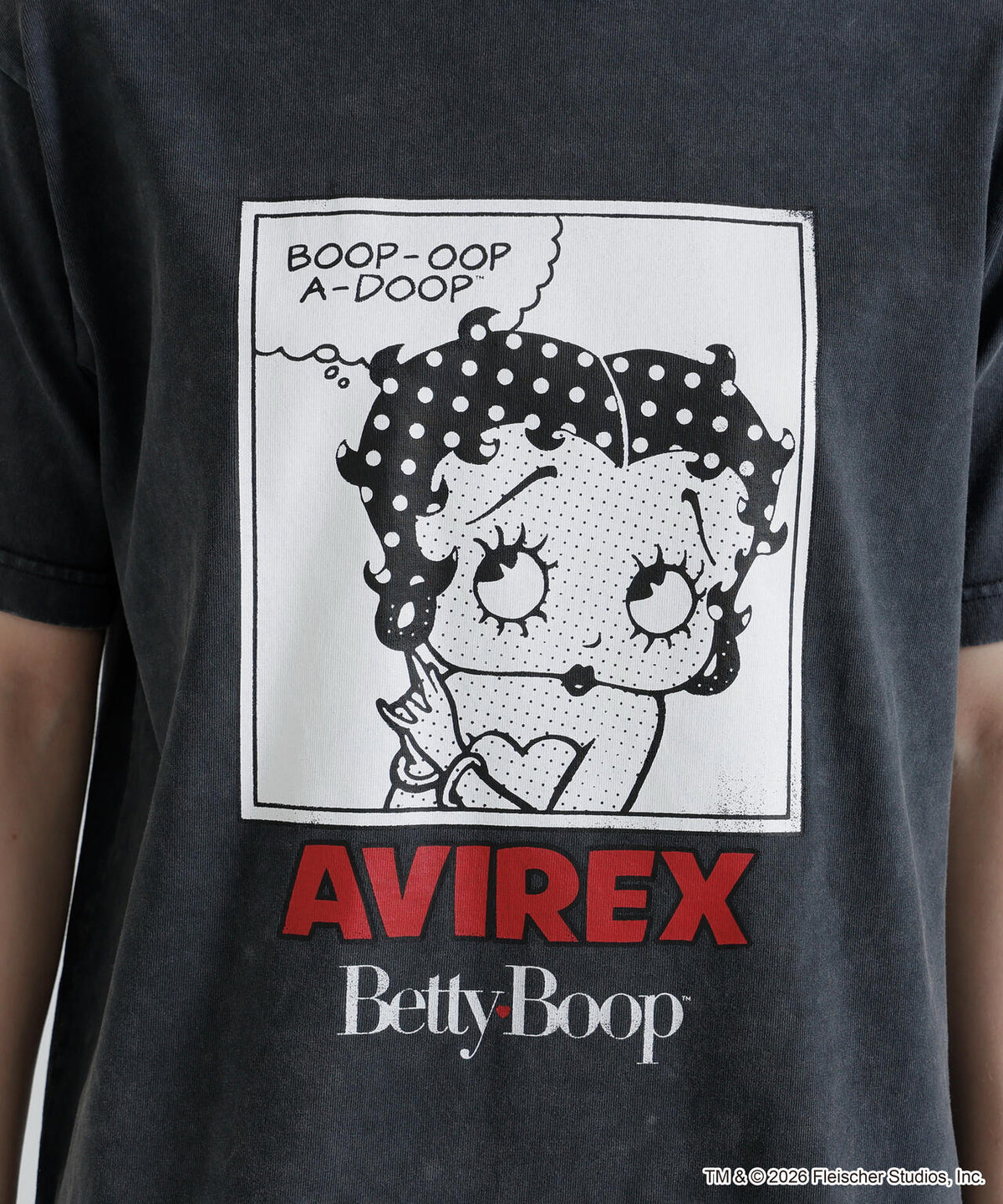 《AVIREX × Betty Boop》FADE WASH S/S T-SHIRT
