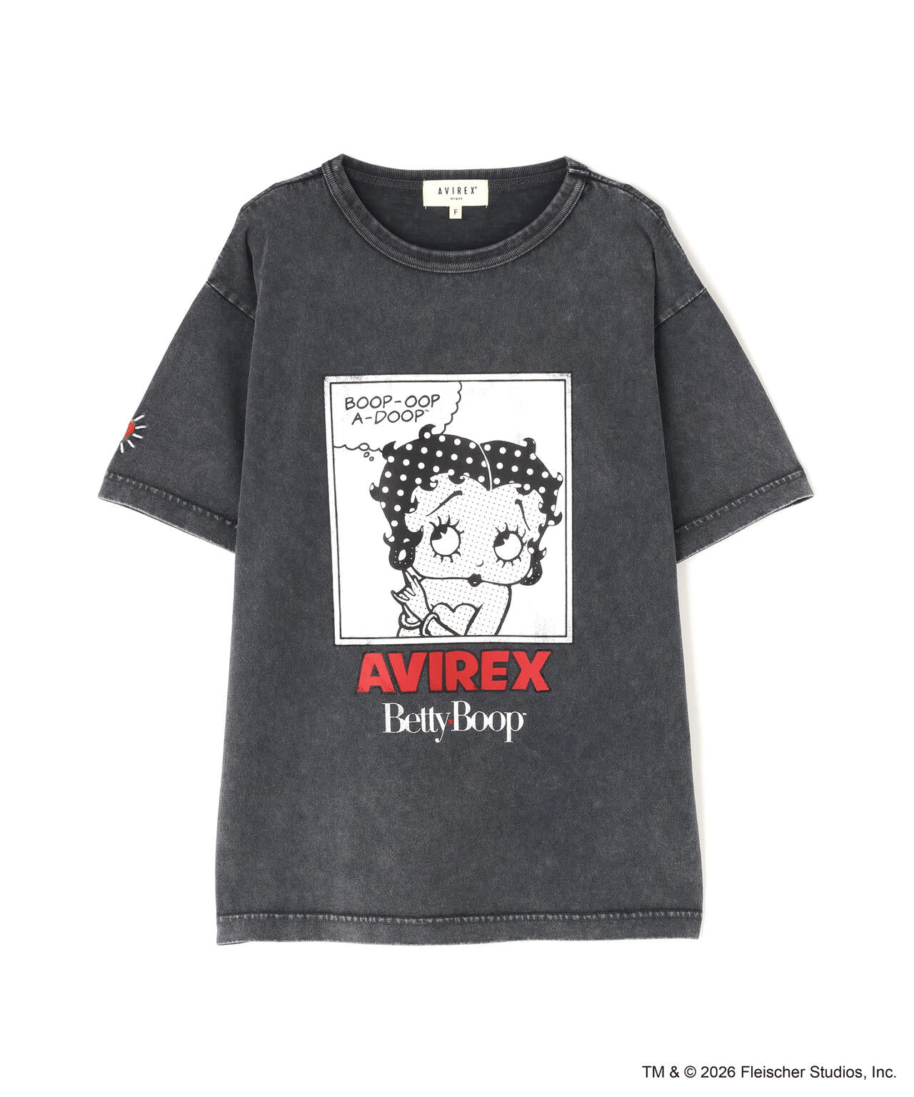 《AVIREX × Betty Boop》FADE WASH S/S T-SHIRT