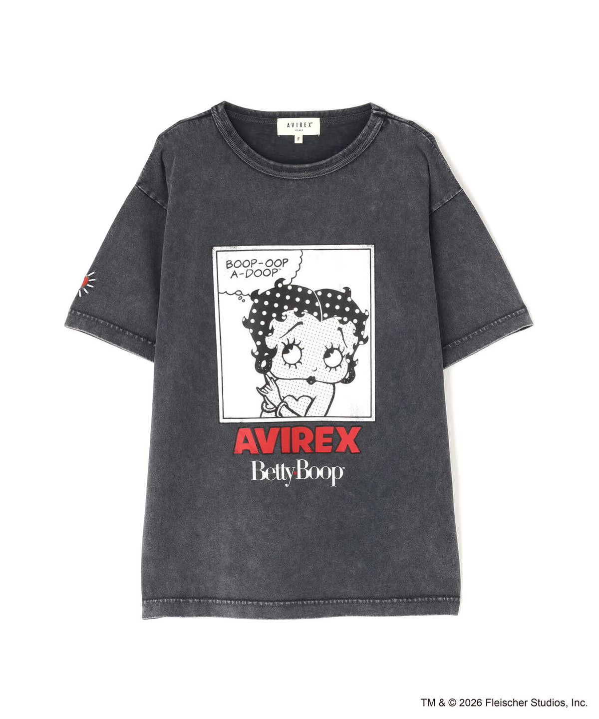 《AVIREX × Betty Boop》FADE WASH S/S T-SHIRT