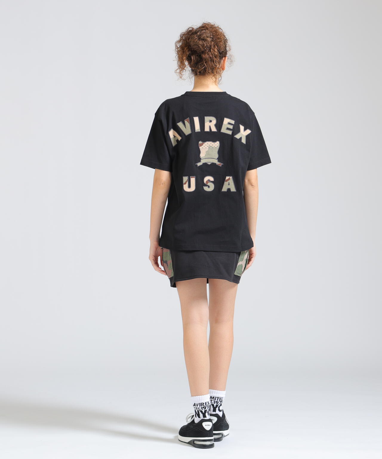 《WOMAN/直営店限定》S/S VARSITY CAMO LOGO T-SHIRT