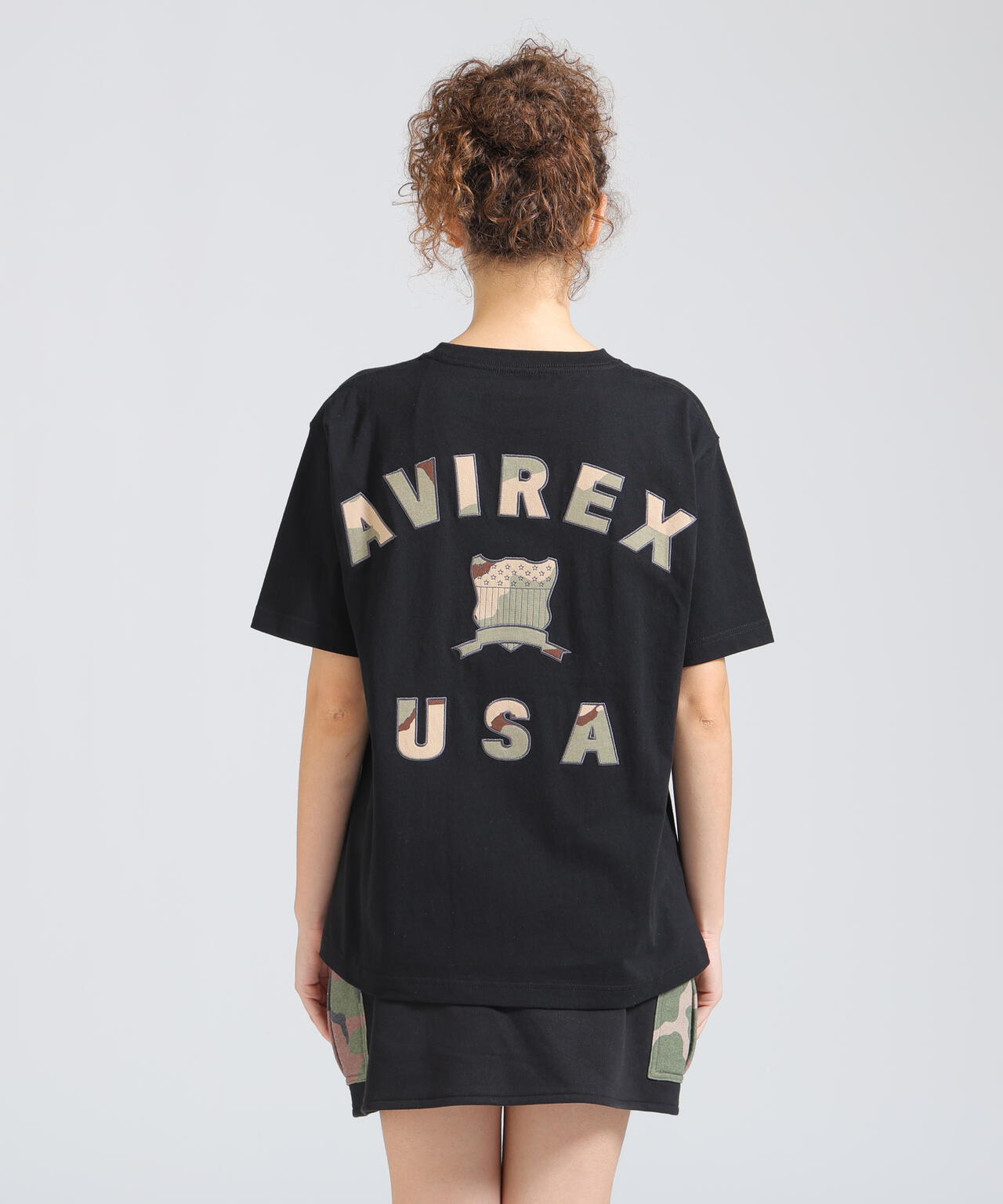 《WOMAN/直営店限定》S/S VARSITY CAMO LOGO T-SHIRT
