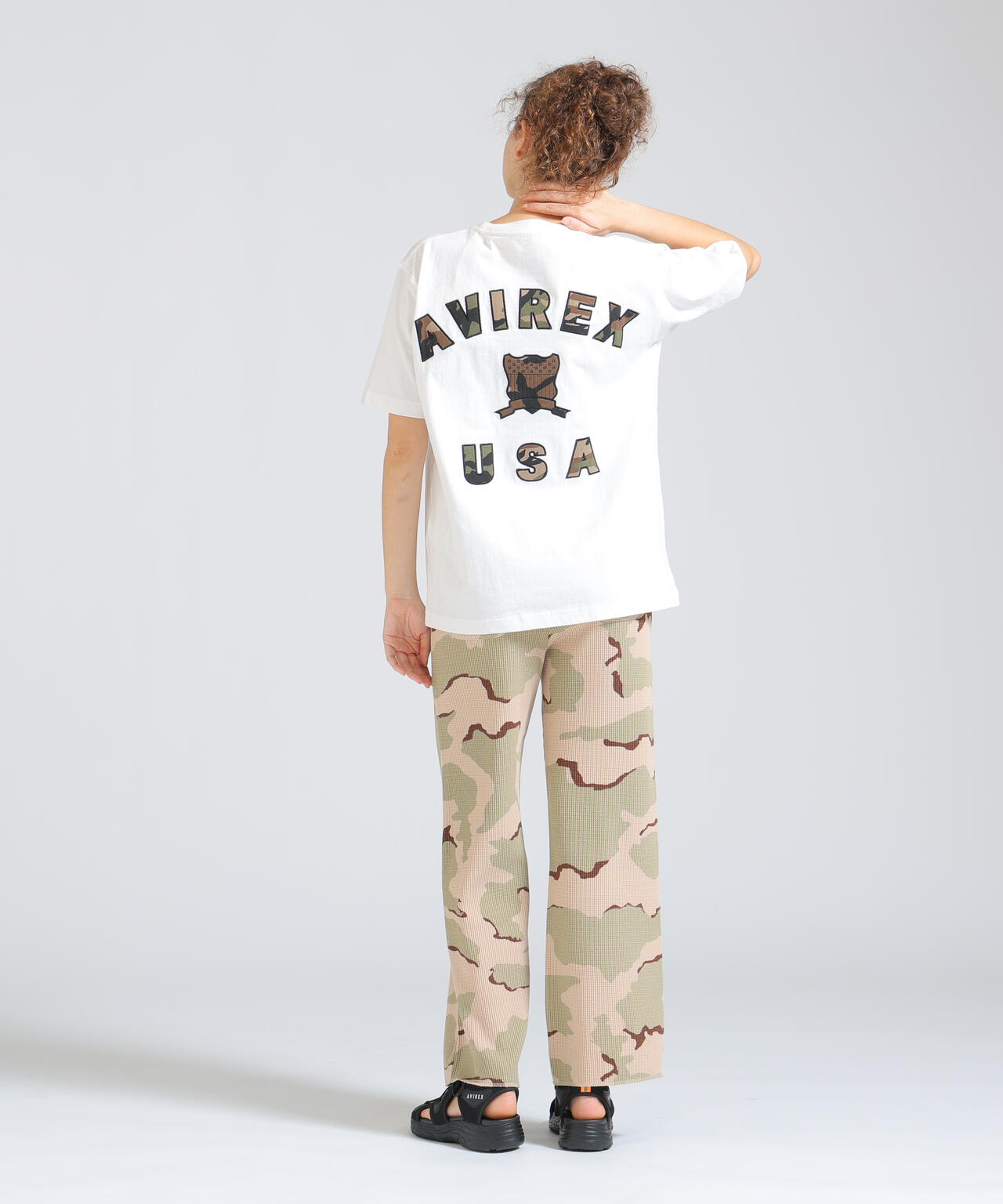 《WOMAN/直営店限定》S/S VARSITY CAMO LOGO T-SHIRT