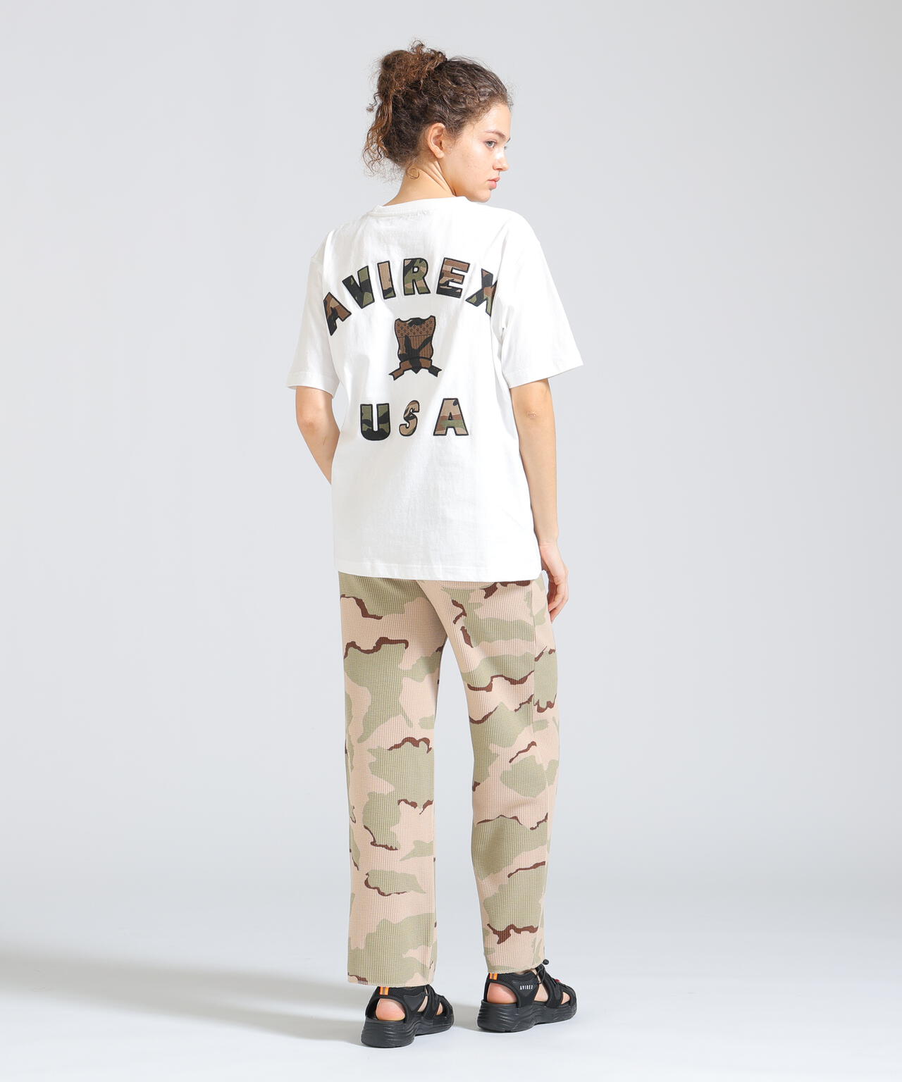 《WOMAN/直営店限定》S/S VARSITY CAMO LOGO T-SHIRT