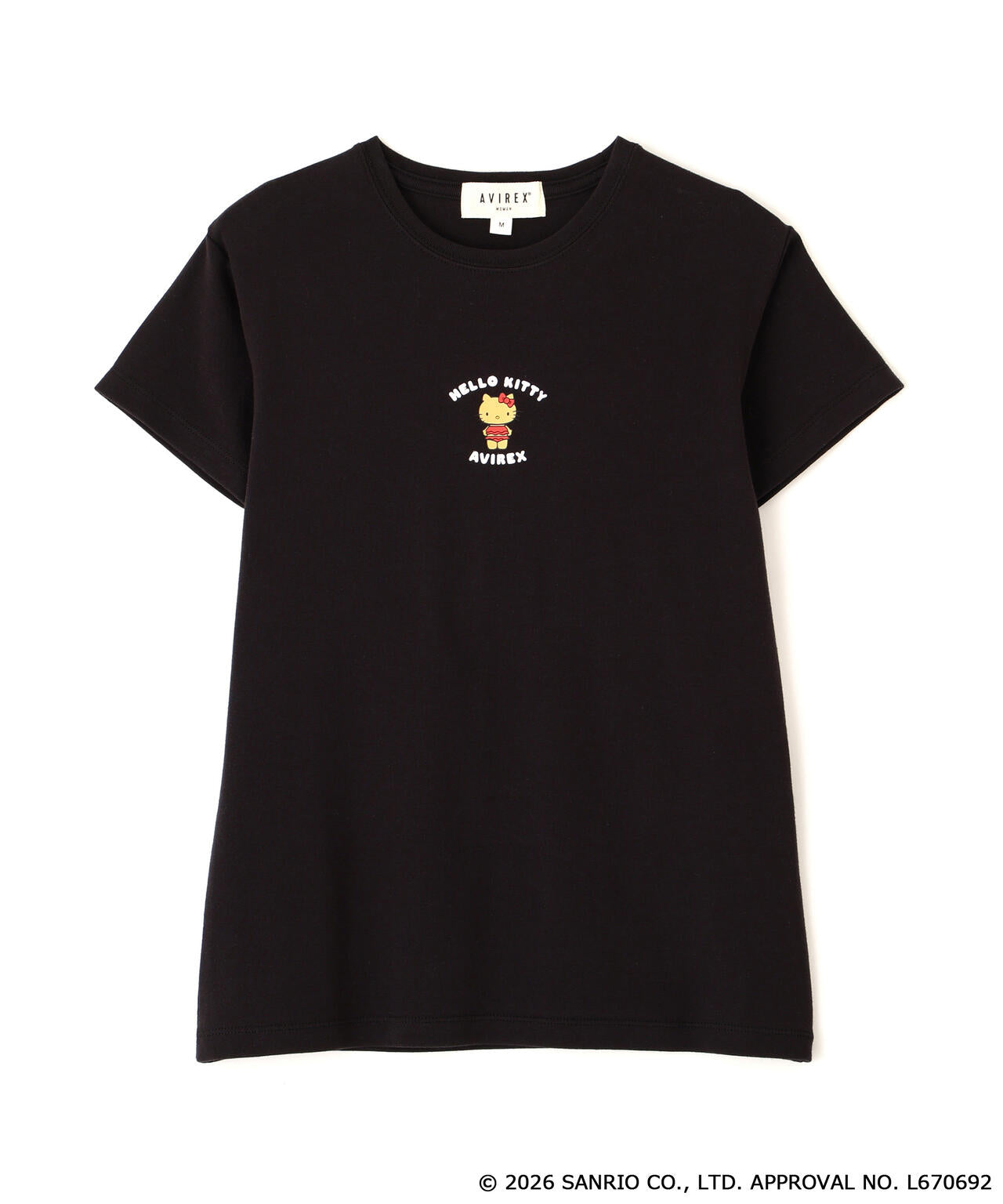 《AVIREX×HELLO KITTY》SHORT SLEEVE T-SHIRT