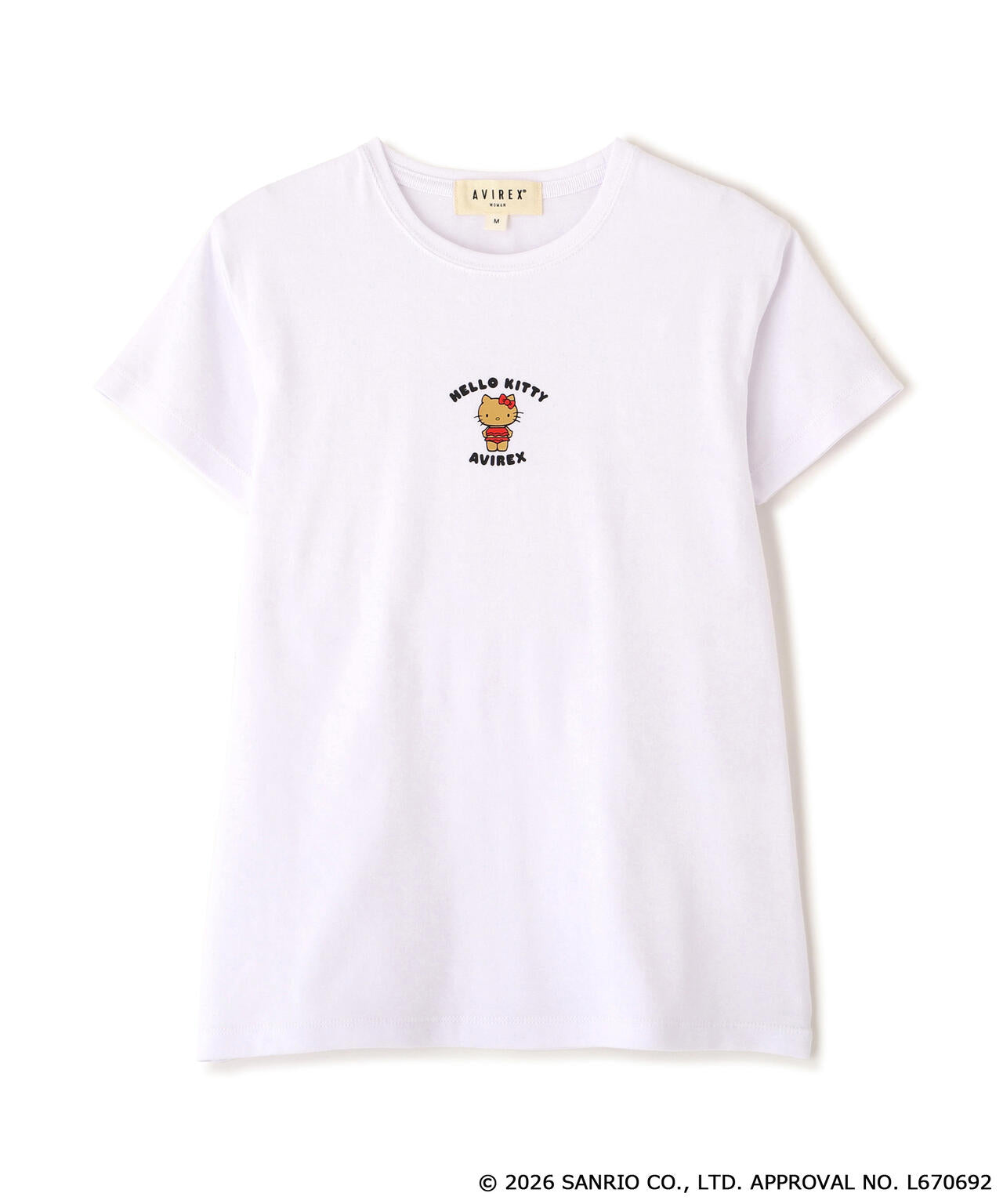 《AVIREX×HELLO KITTY》SHORT SLEEVE T-SHIRT