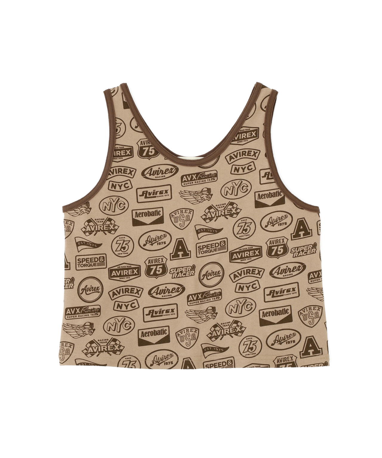 《直営店限定》RINGER PATCH MOTIF FULL PRINT TANK TOP