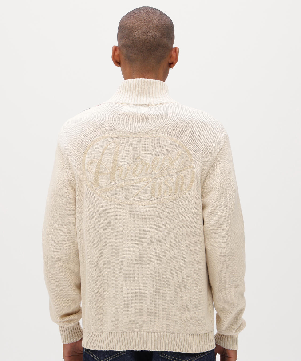 《A.A.R.C》COTTON ZIP UP KNIT