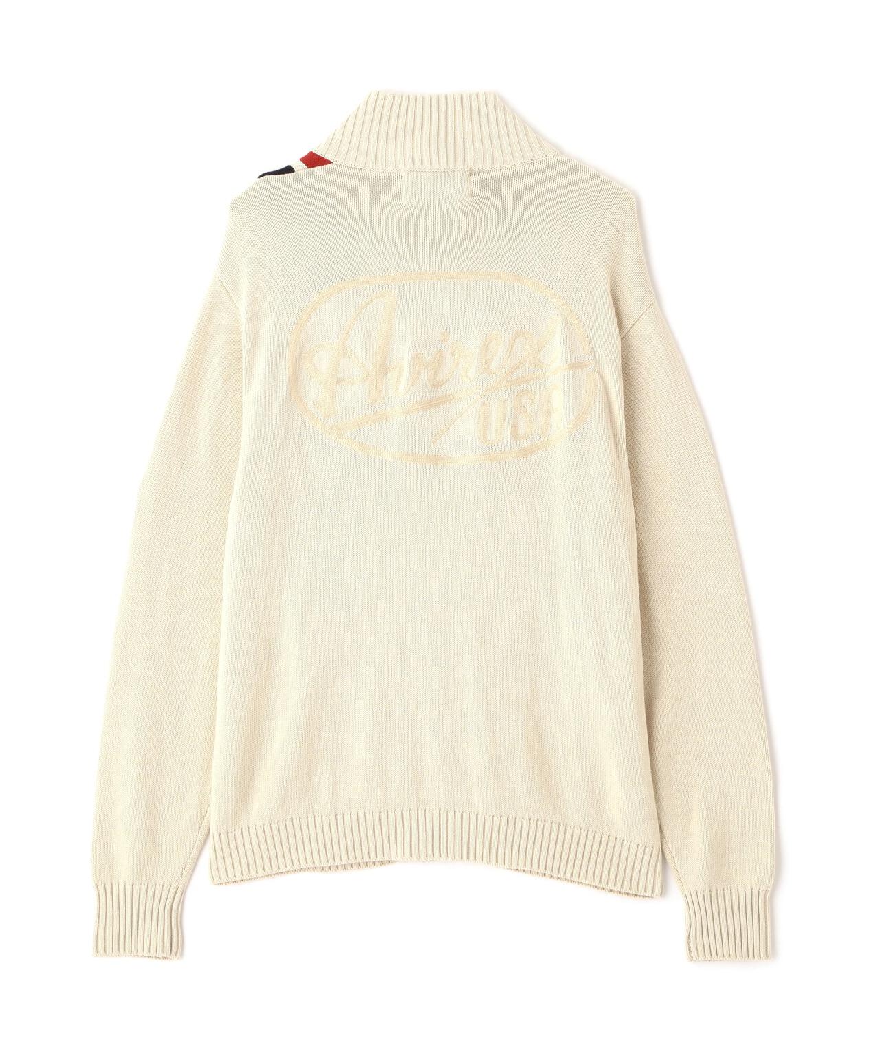 《A.A.R.C》COTTON ZIP UP KNIT