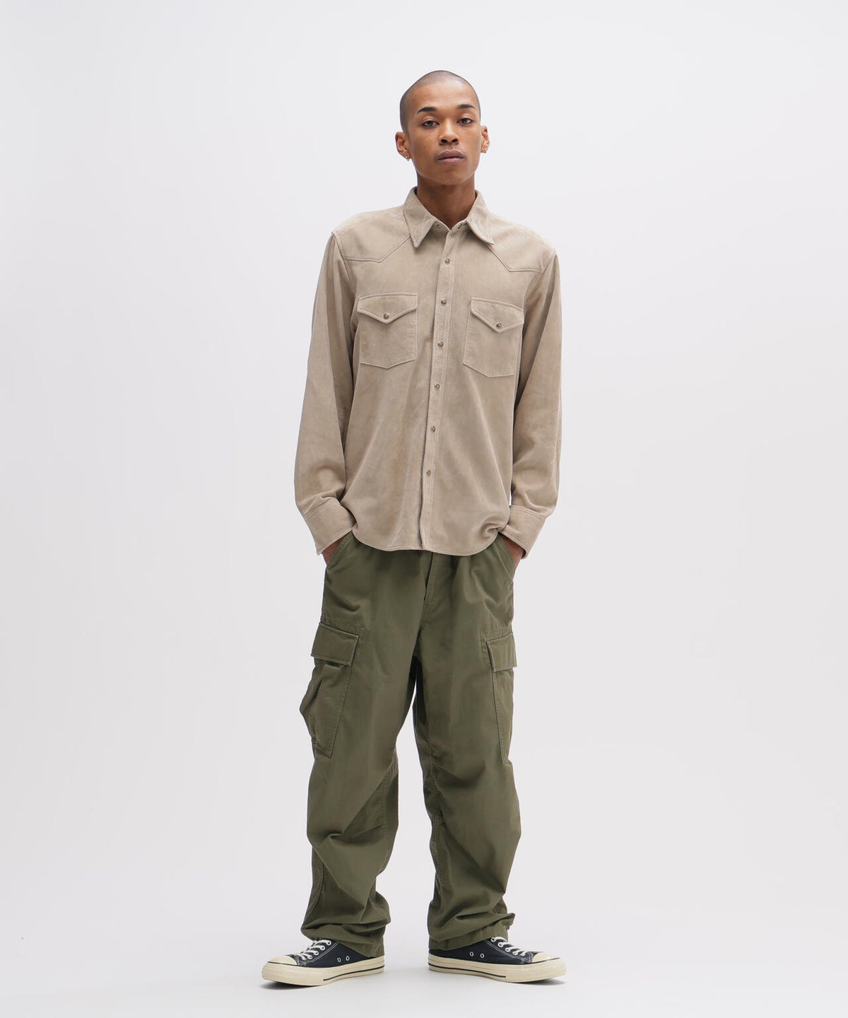 GOAT SUEDE WESTERN SHIRT