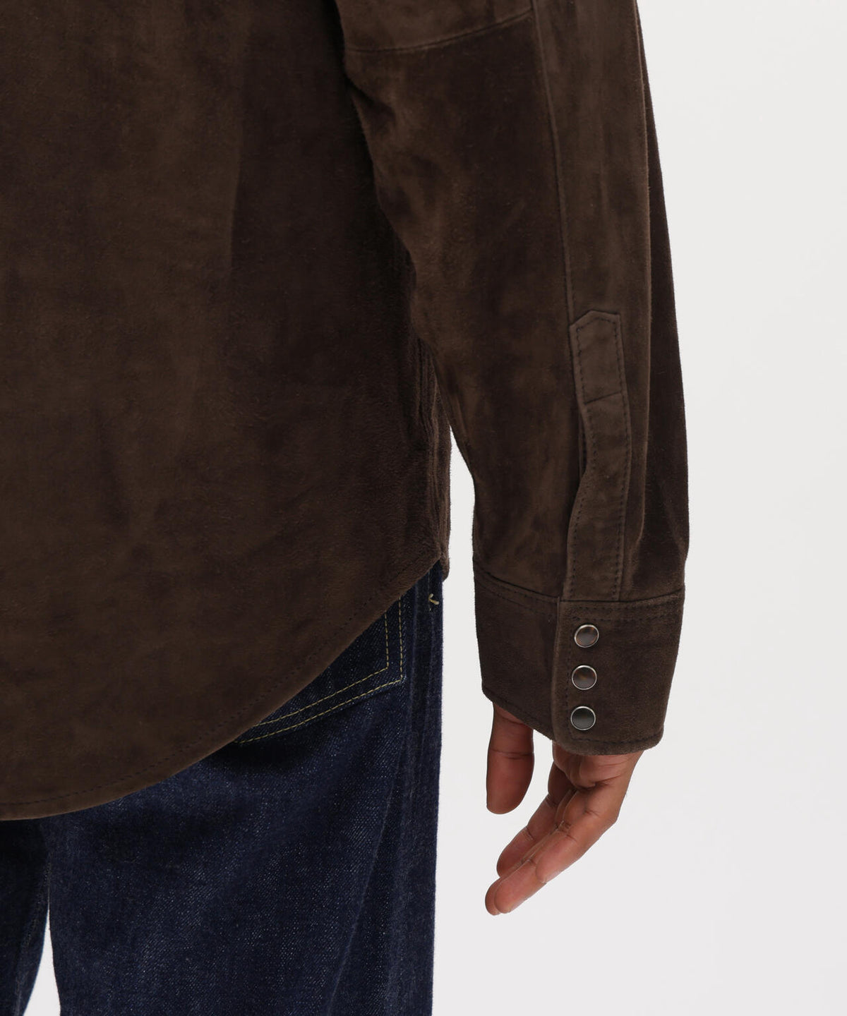 GOAT SUEDE WESTERN SHIRT