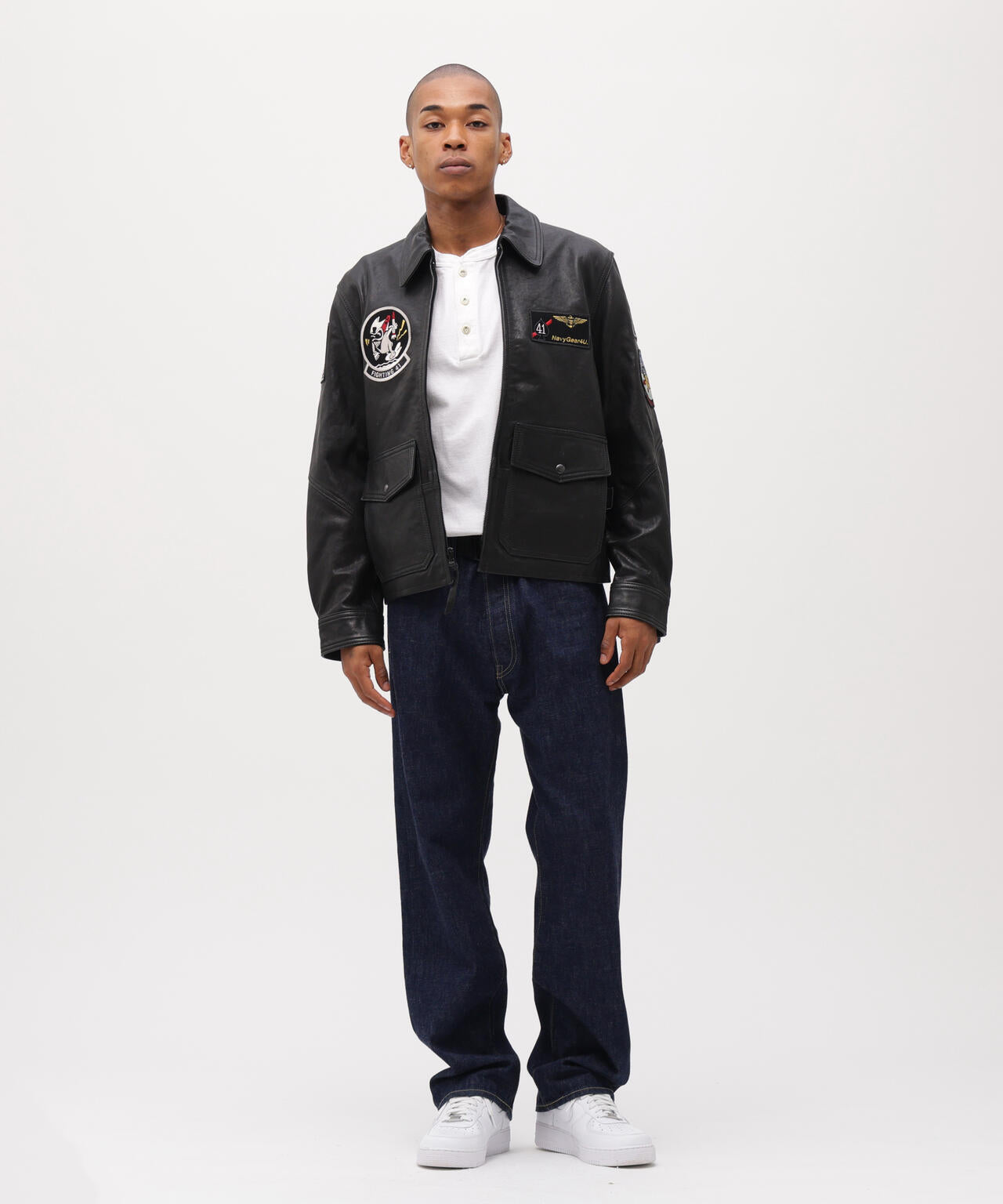 ANJ4 JACKET BLACK ACES
