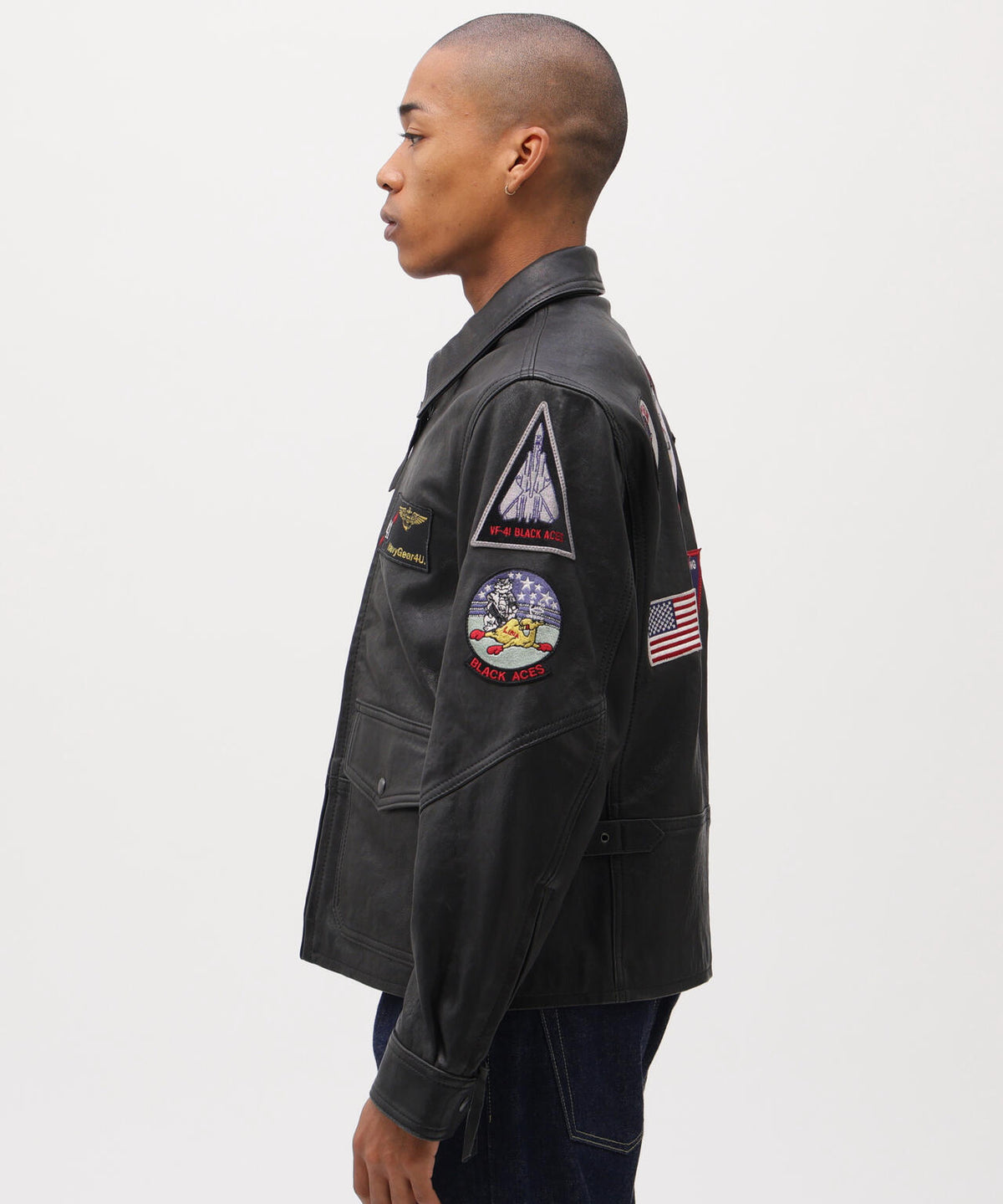 ANJ4 JACKET BLACK ACES