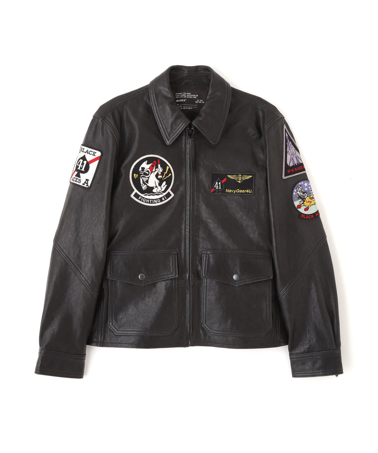 ANJ4 JACKET BLACK ACES