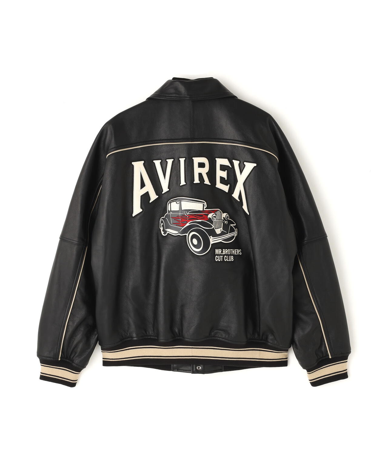 《AVIREX × MR.BROTHERS CUT CLUB》VARITY LEATHER JACKET