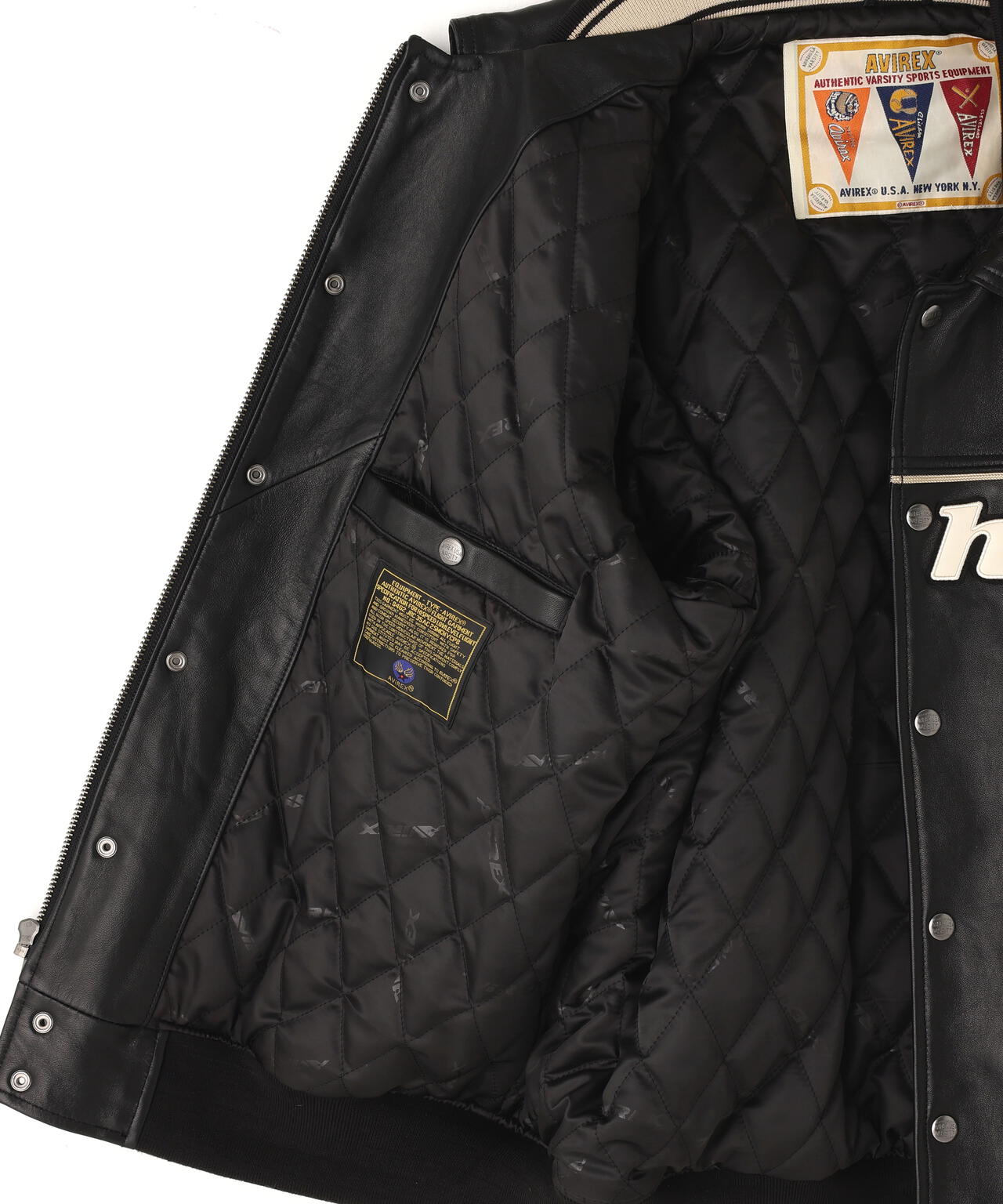 《AVIREX × MR.BROTHERS CUT CLUB》VARITY LEATHER JACKET