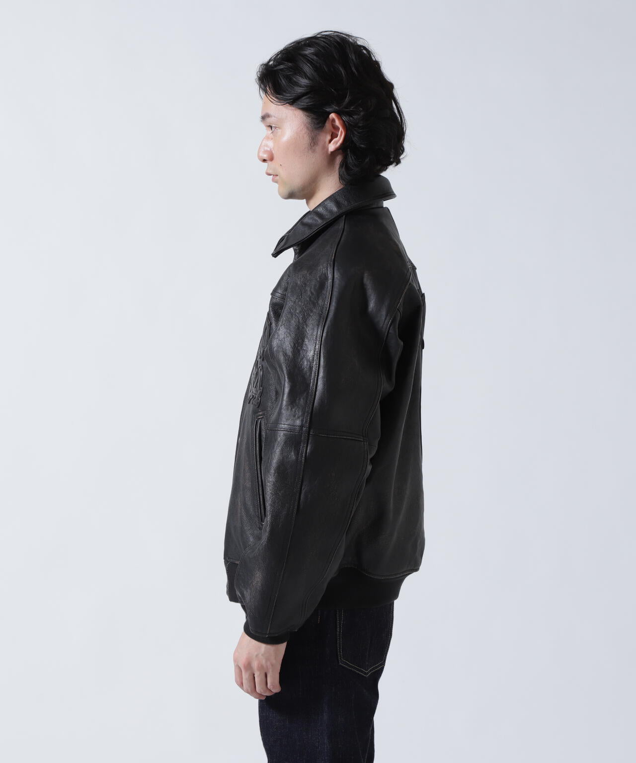 VINTAGE FINISHED VARSITY LEATHER ”CAMELLIA”