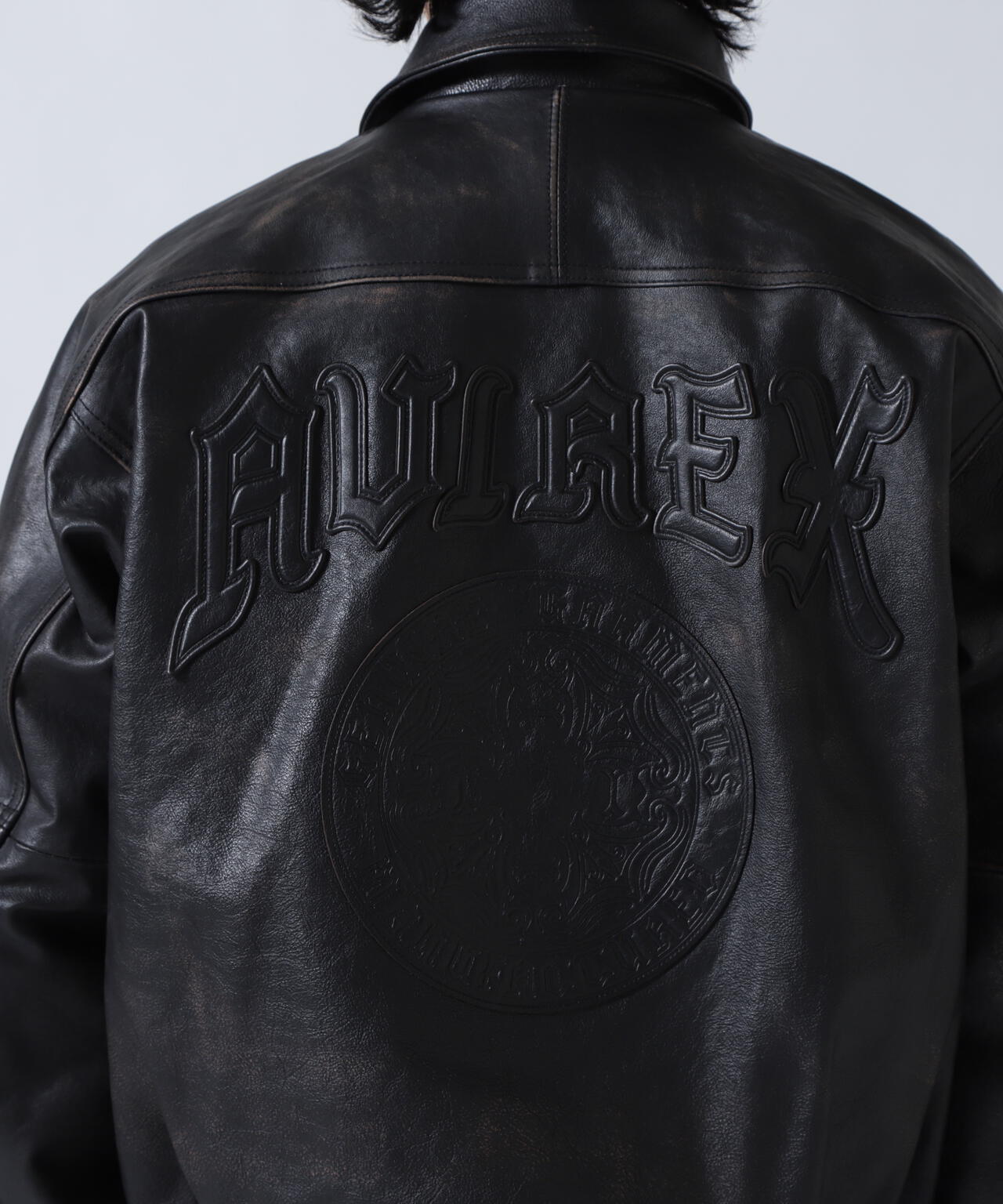 VINTAGE FINISHED VARSITY LEATHER ”CAMELLIA”