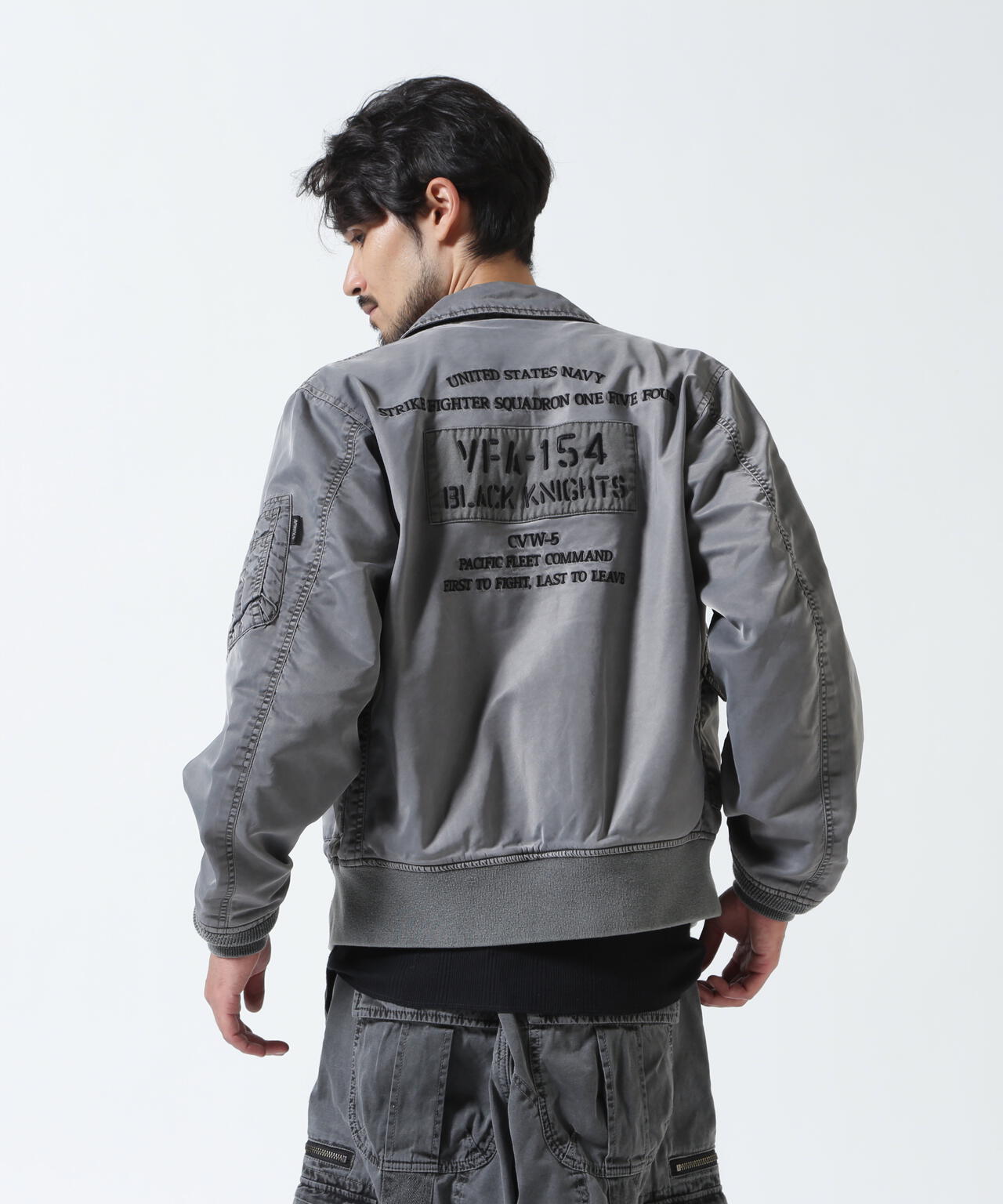 FADED NYLON TYPE CWU-36P JACKET