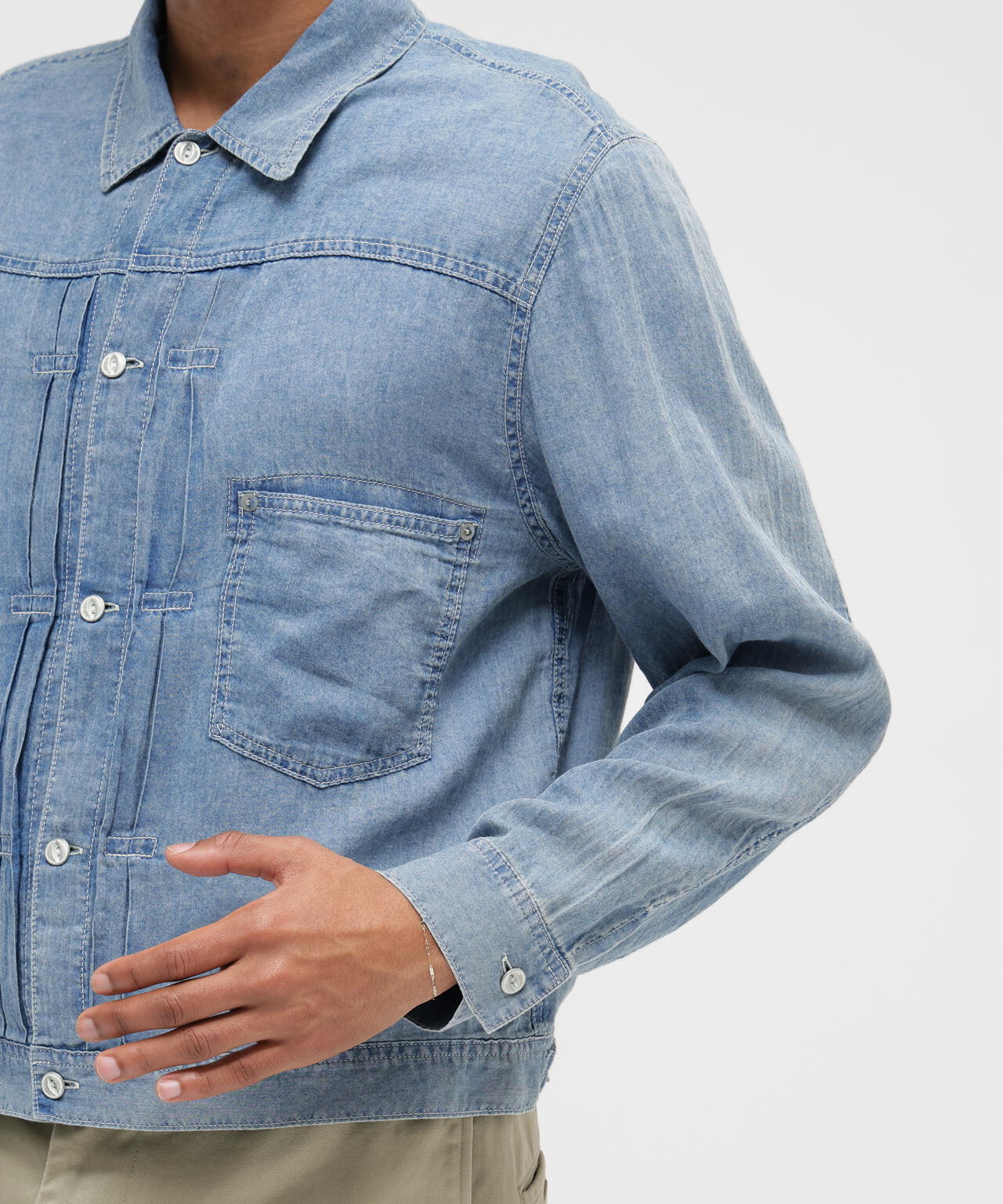 WIND THROUGH DENIM JAKET