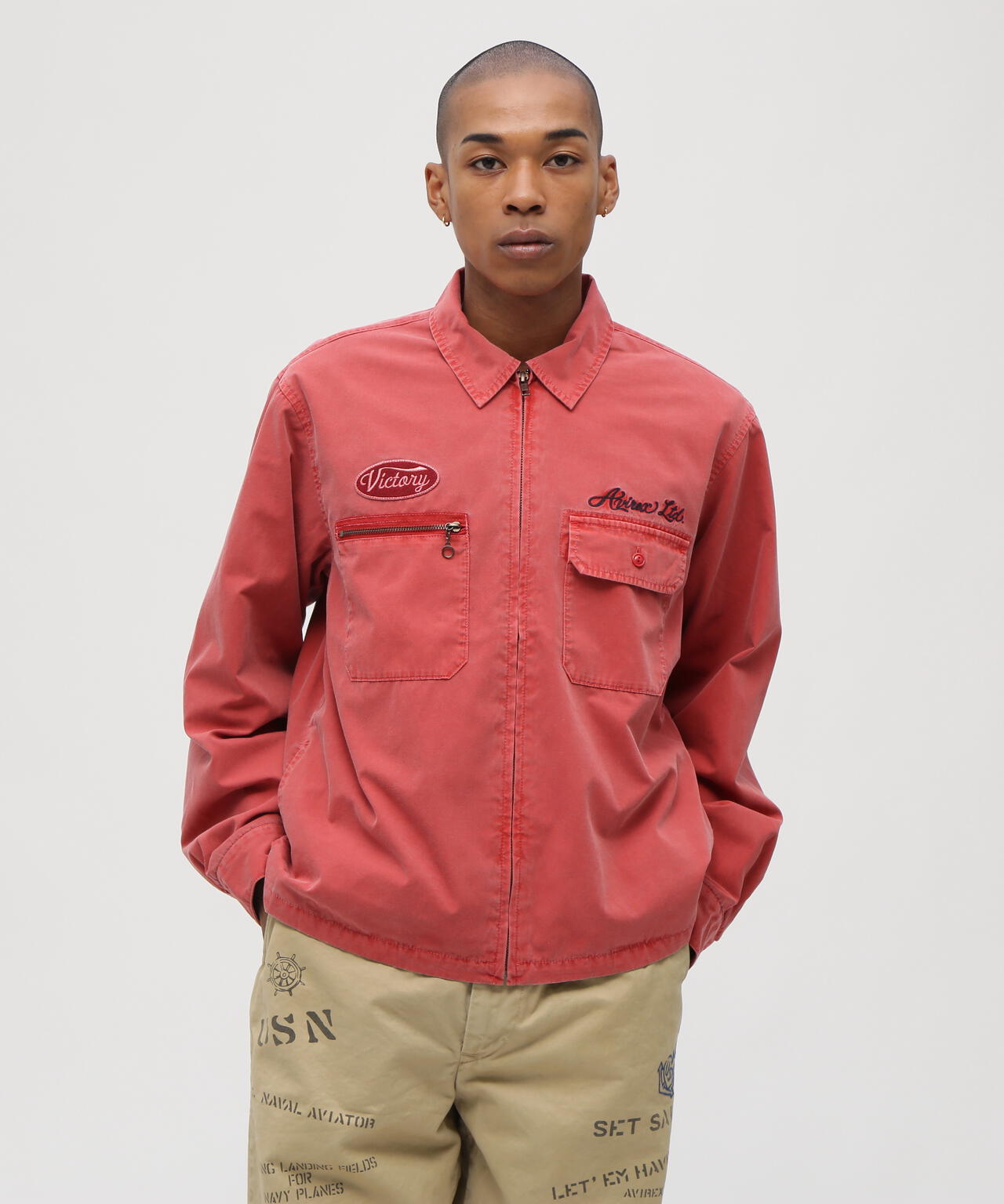 《A.A.R.C》FADED EMB WORK JACKET