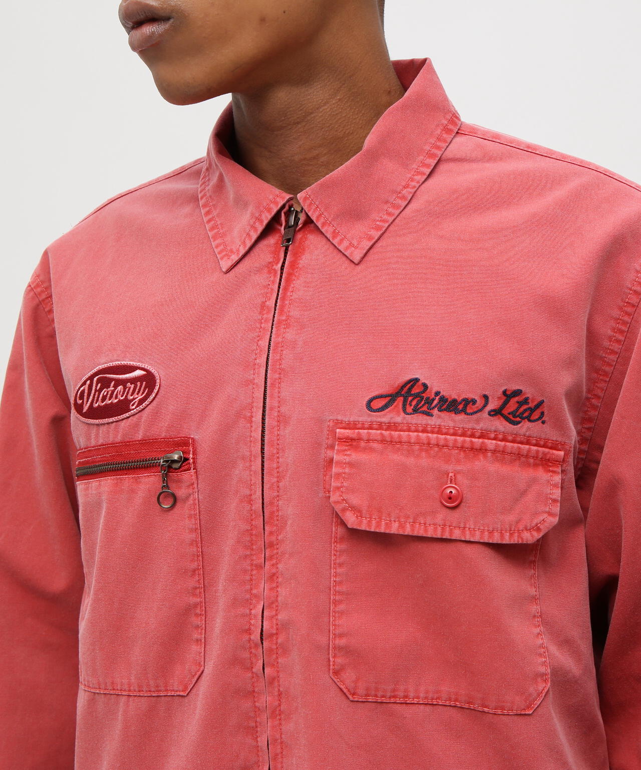 《A.A.R.C》FADED EMB WORK JACKET