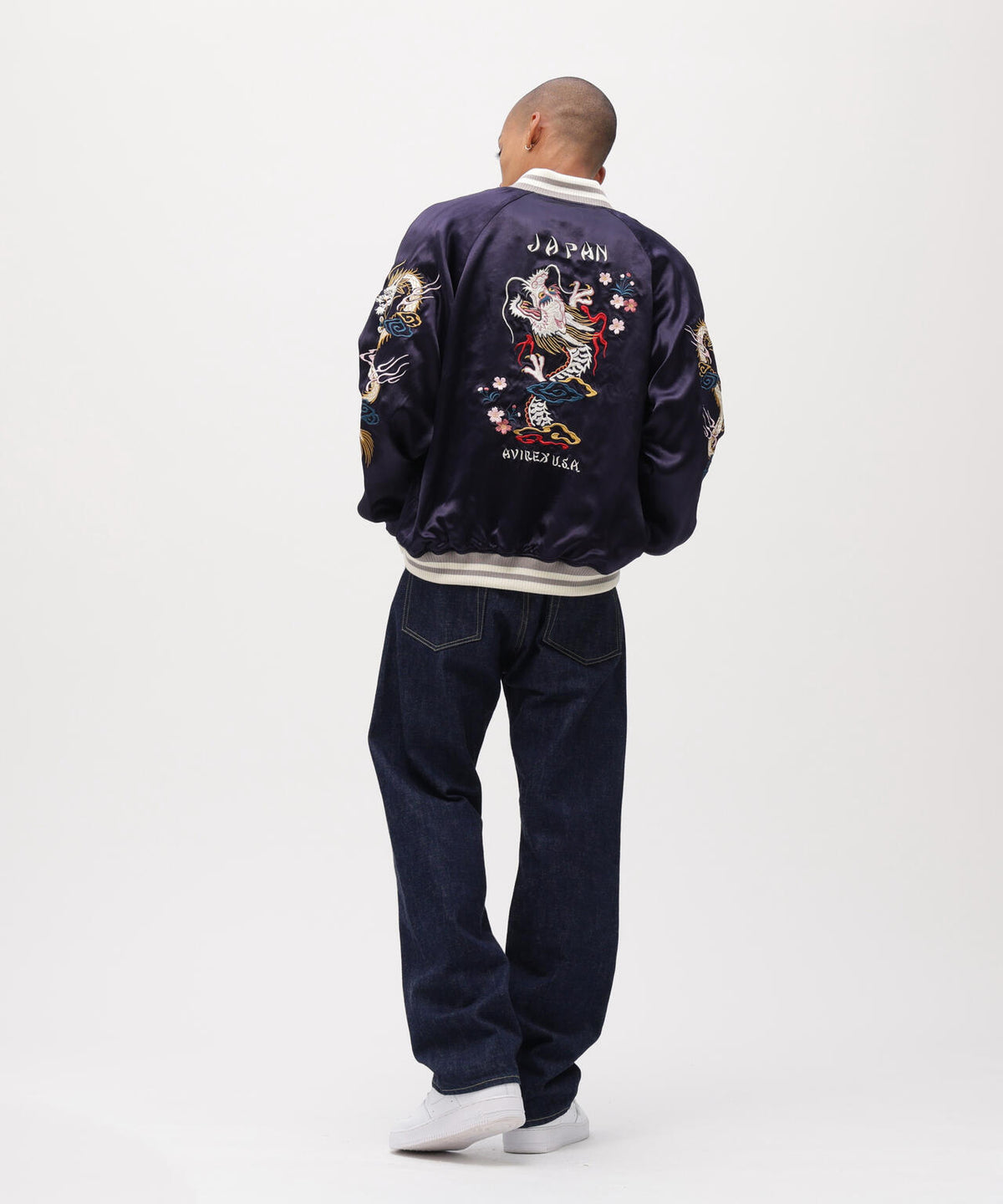 《直営店限定》SOUVENIR JACKET ”DRAGON & CHERRY BLOSSOMS”