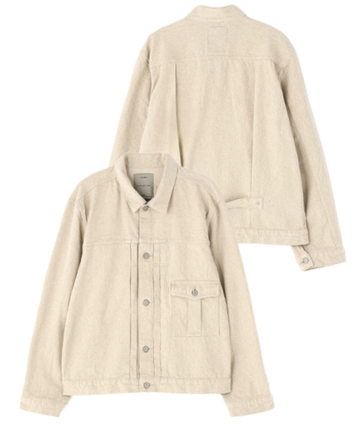 ★TFQP by HANDROOM LINEN GABARDINE SHORT JACKET ”1st TYPE”