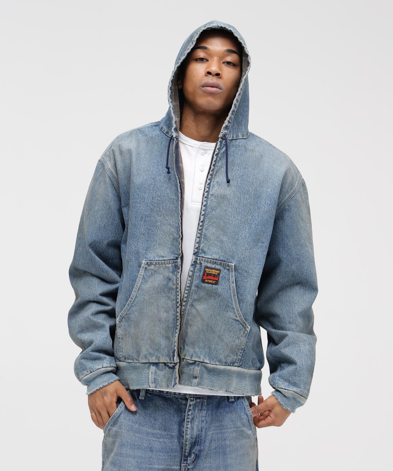 《AVIREX|MOANDMO CLOTHING》DENIM ACTIVE PARKA
