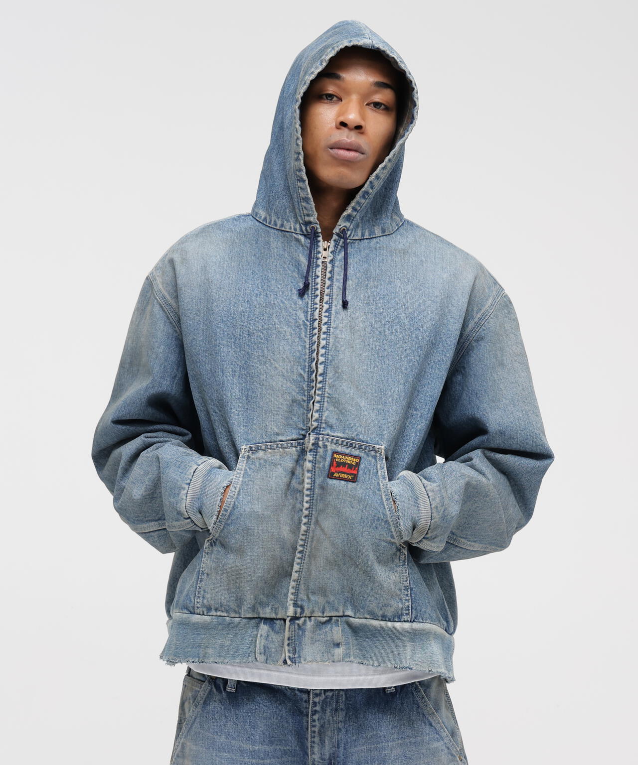《AVIREX|MOANDMO CLOTHING》DENIM ACTIVE PARKA
