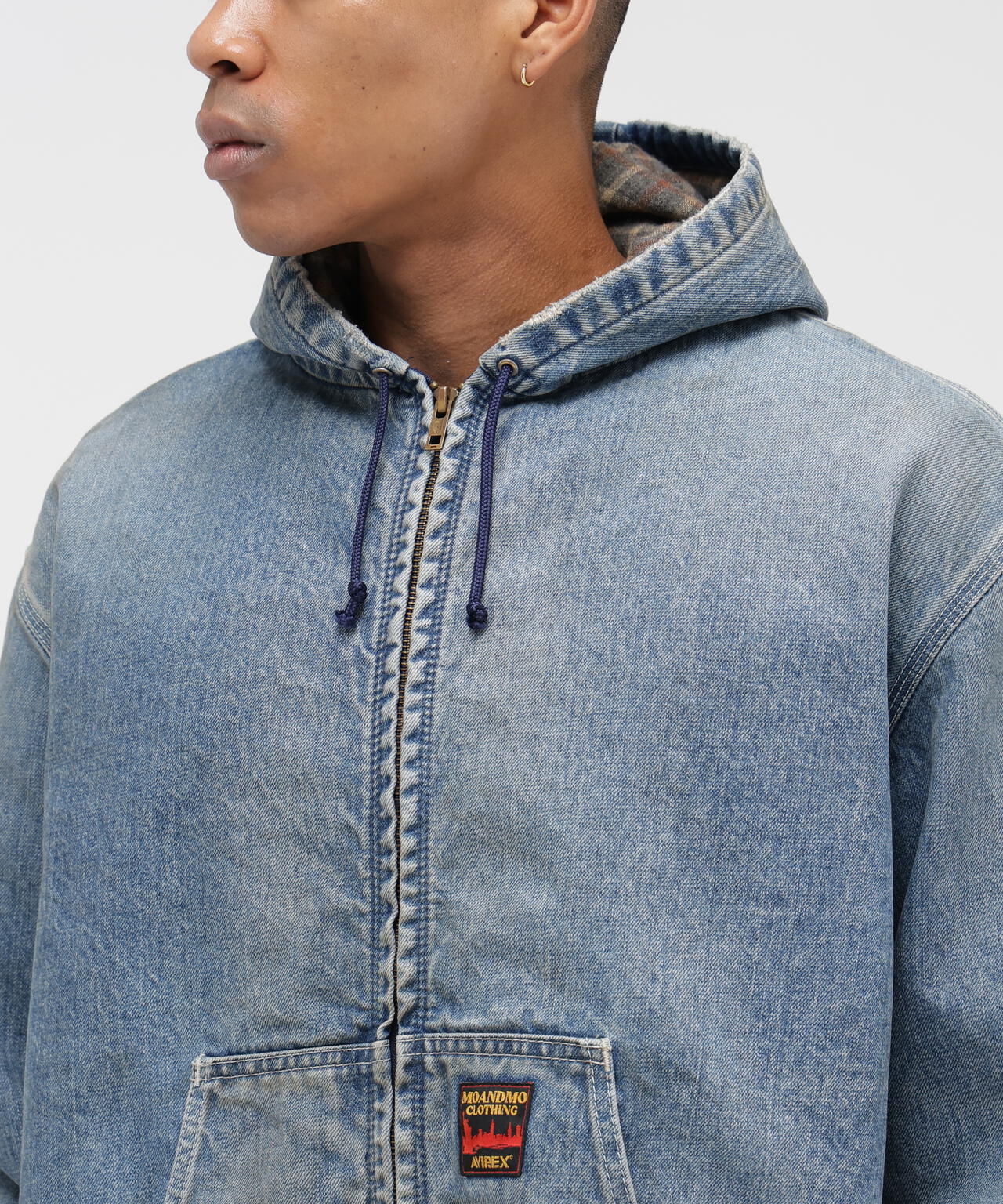 《AVIREX|MOANDMO CLOTHING》DENIM ACTIVE PARKA