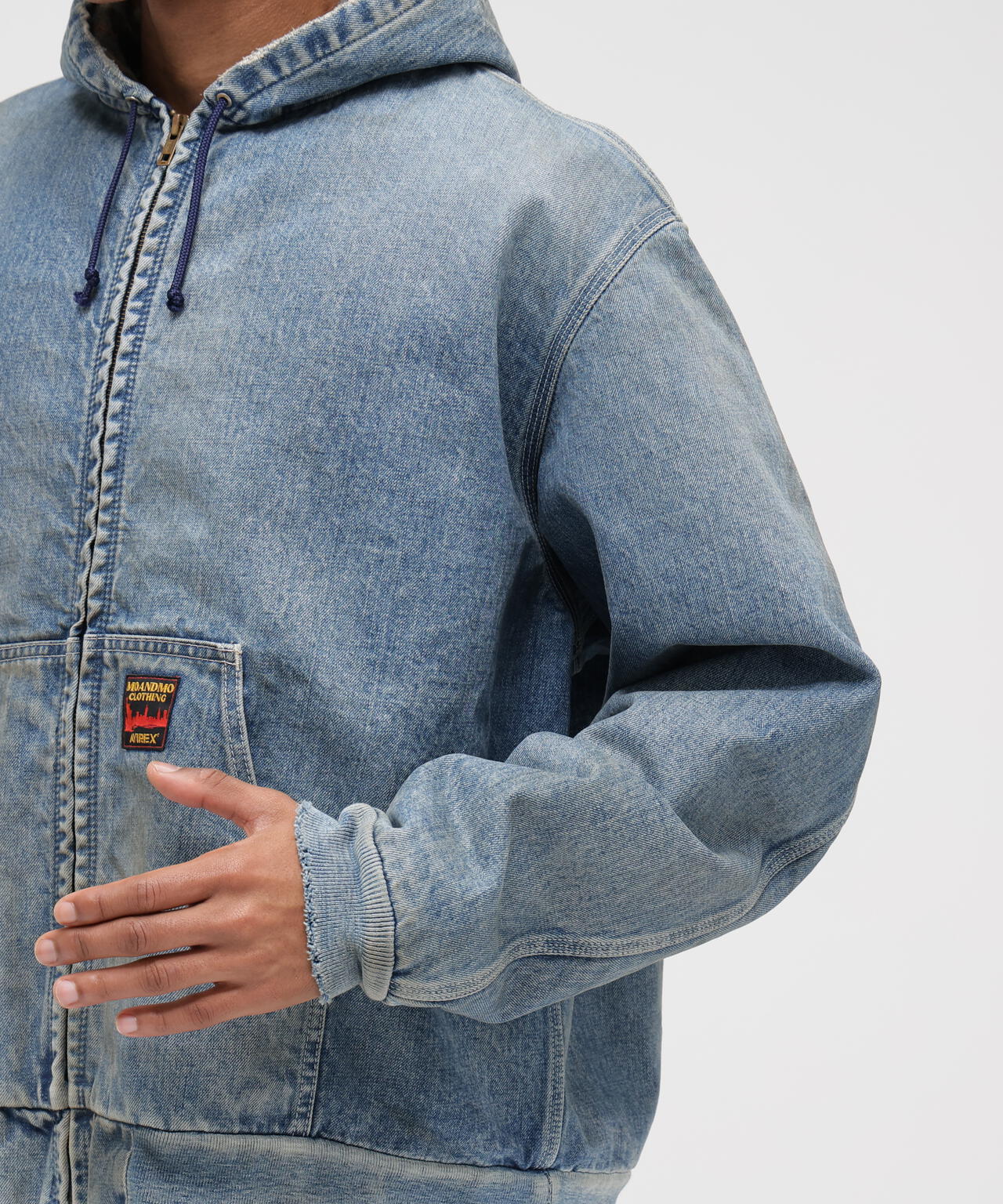 《AVIREX|MOANDMO CLOTHING》DENIM ACTIVE PARKA